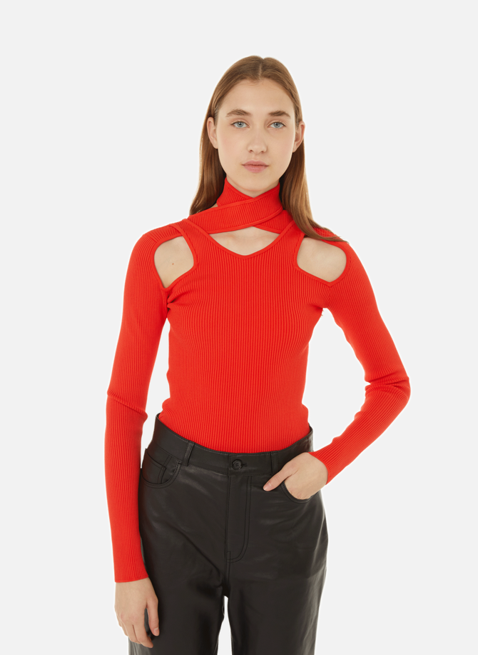 Knitted top with cut-out details COPERNI
