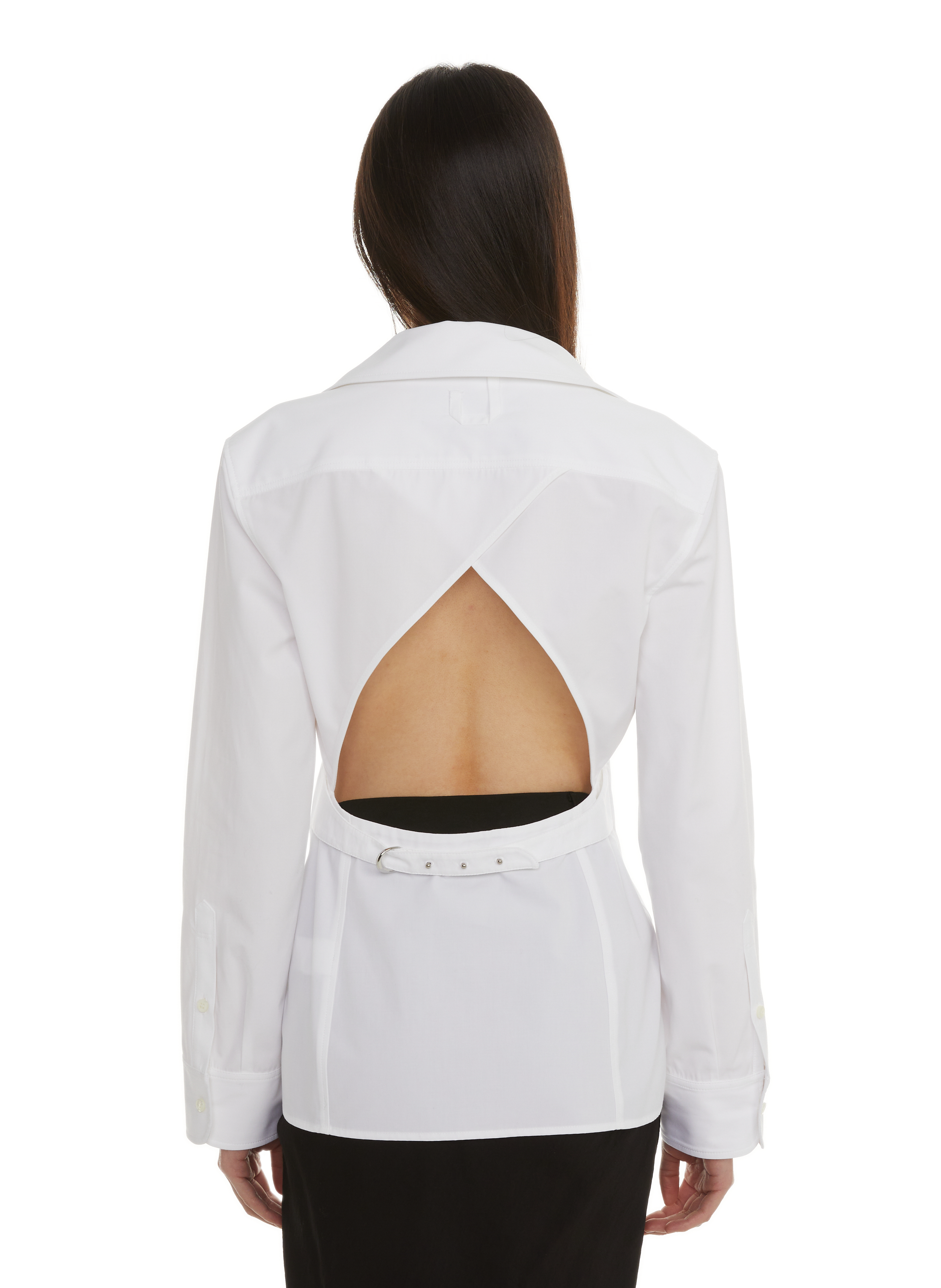 La Chemise de Costume cotton shirt JACQUEMUS White