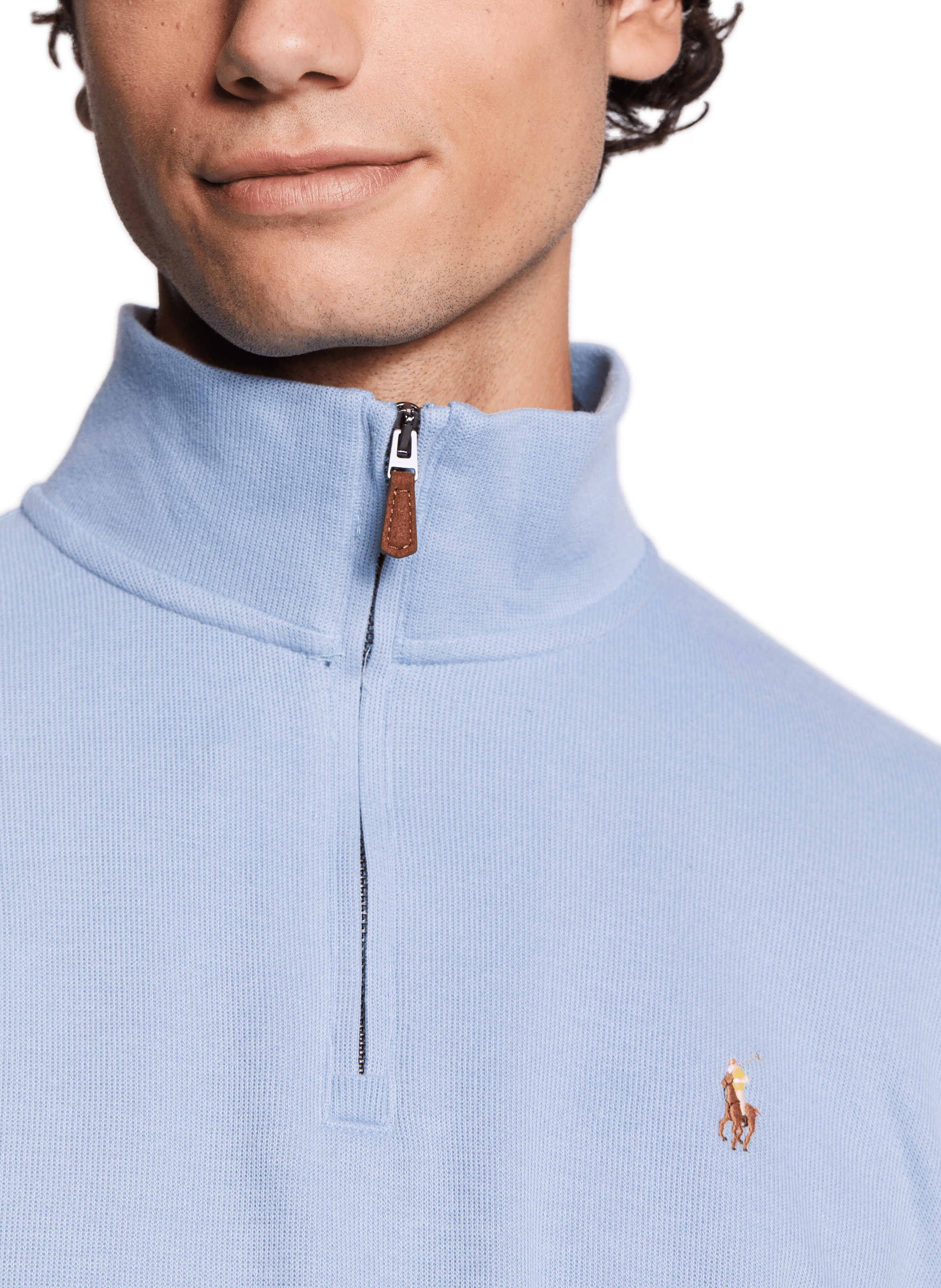 Cotton high-neck jumper POLO RALPH LAUREN Blue