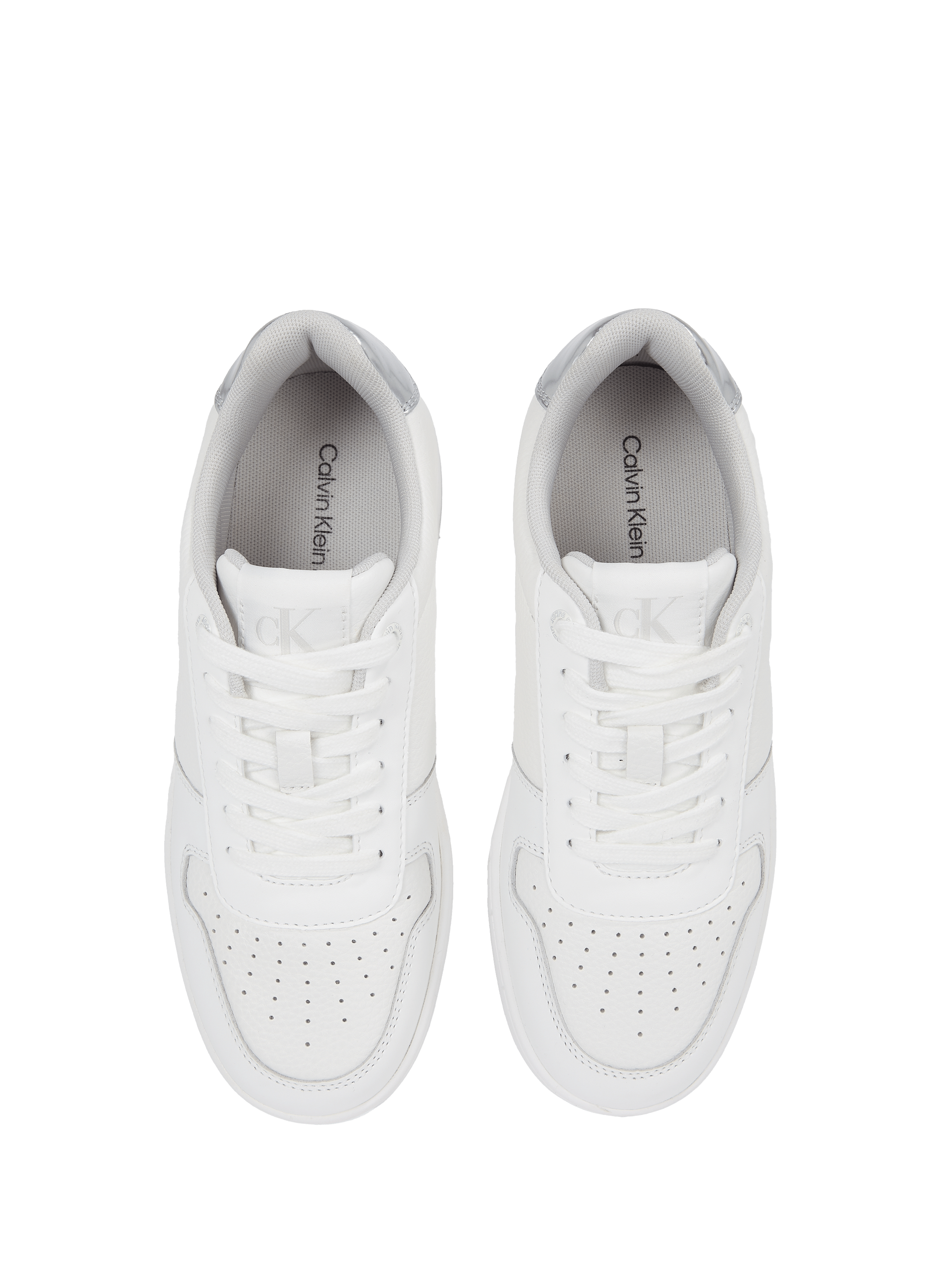 Baskets en cuir CALVIN KLEIN Blanc
