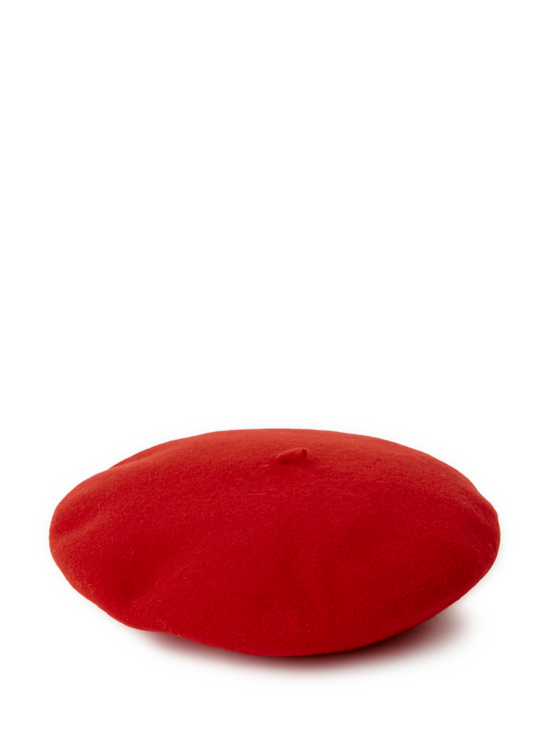 Beret en laine AU PRINTEMPS PARIS Rouge