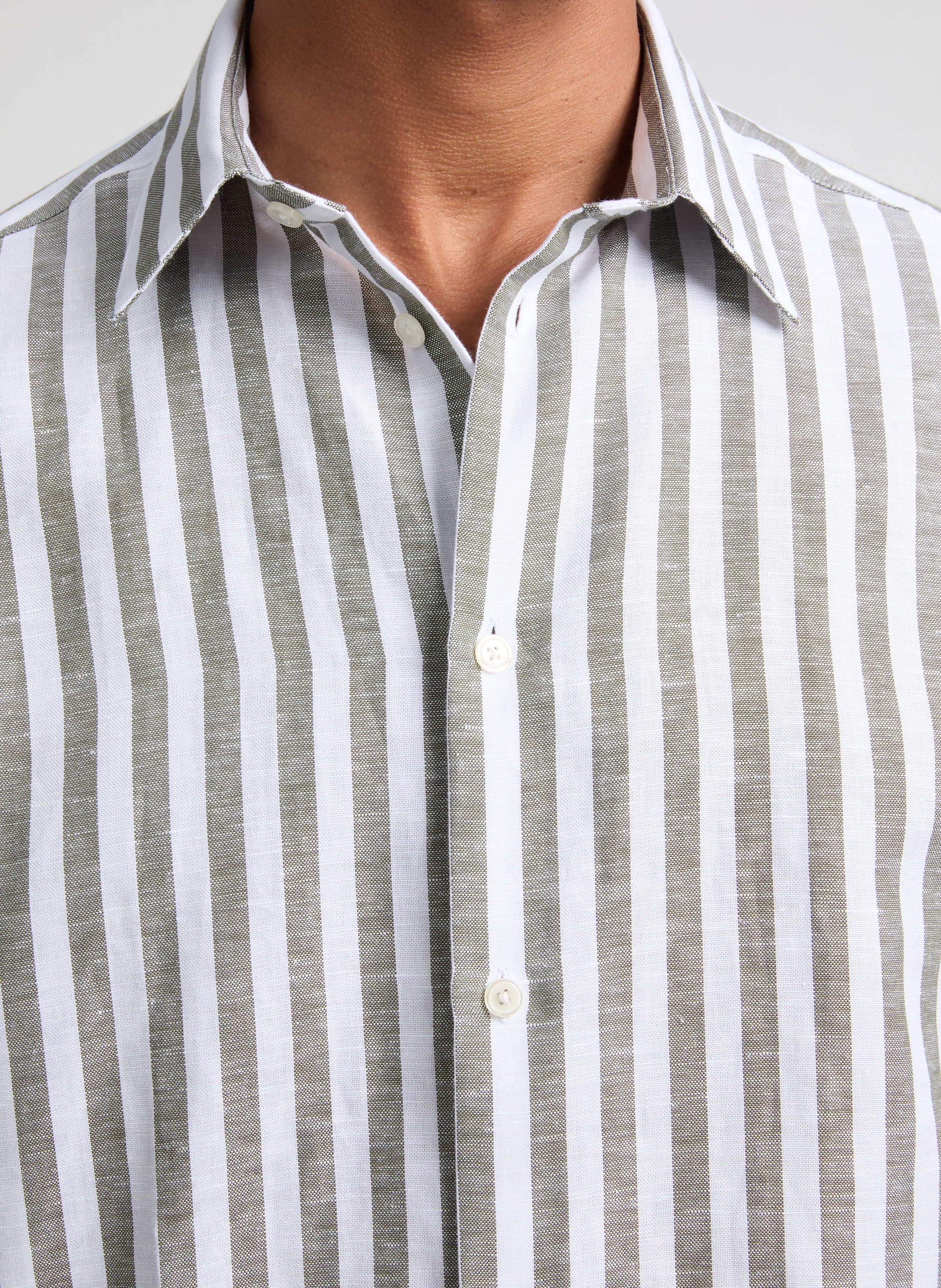 Plain shirt AU PRINTEMPS PARIS Khaki