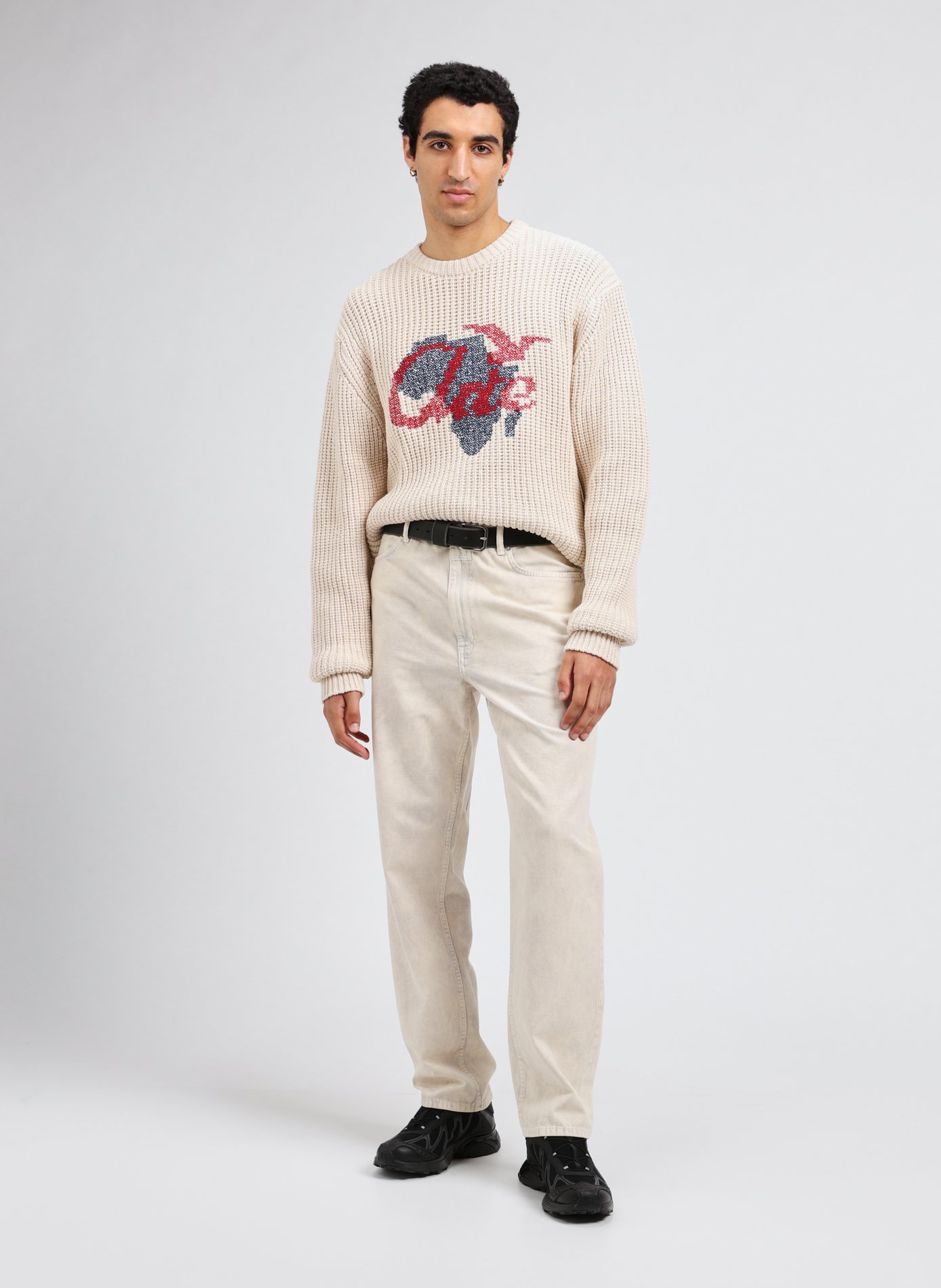 Faded cotton jeans CLOSED Grey