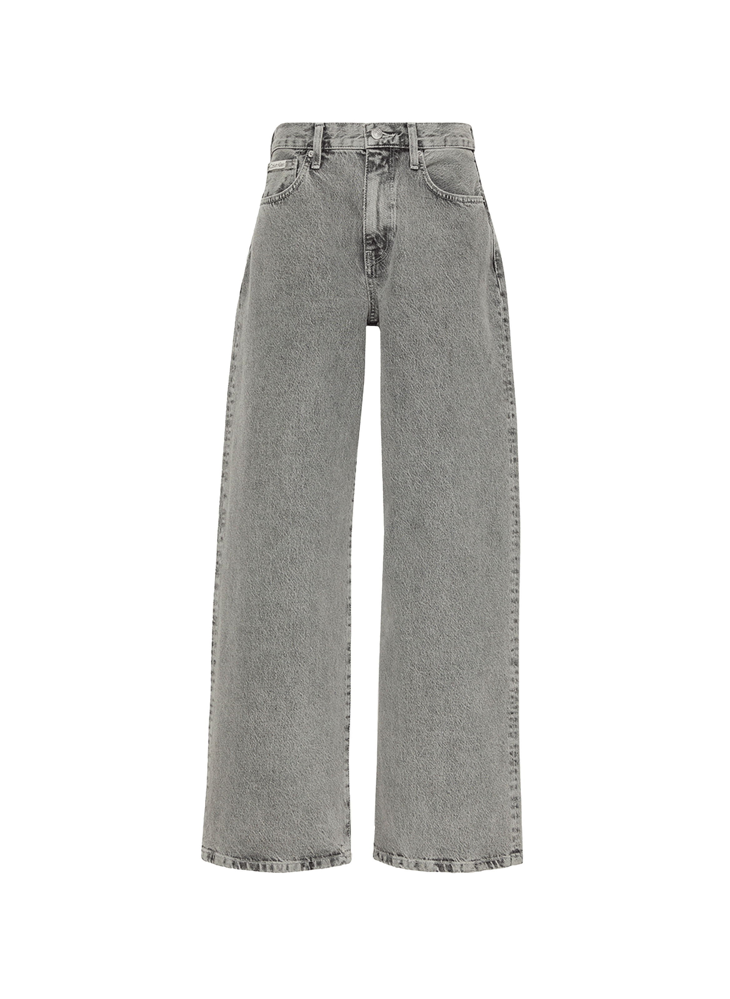 Wide cotton jeans CALVIN KLEIN Grey
