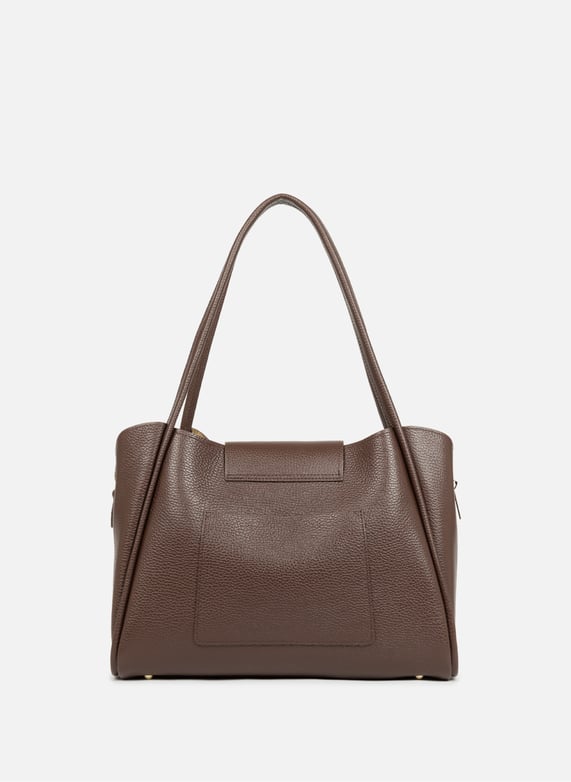 Sac cabas épaule - ida double | Marron by LANCASTER Sac cabas épaule - ida double Marron