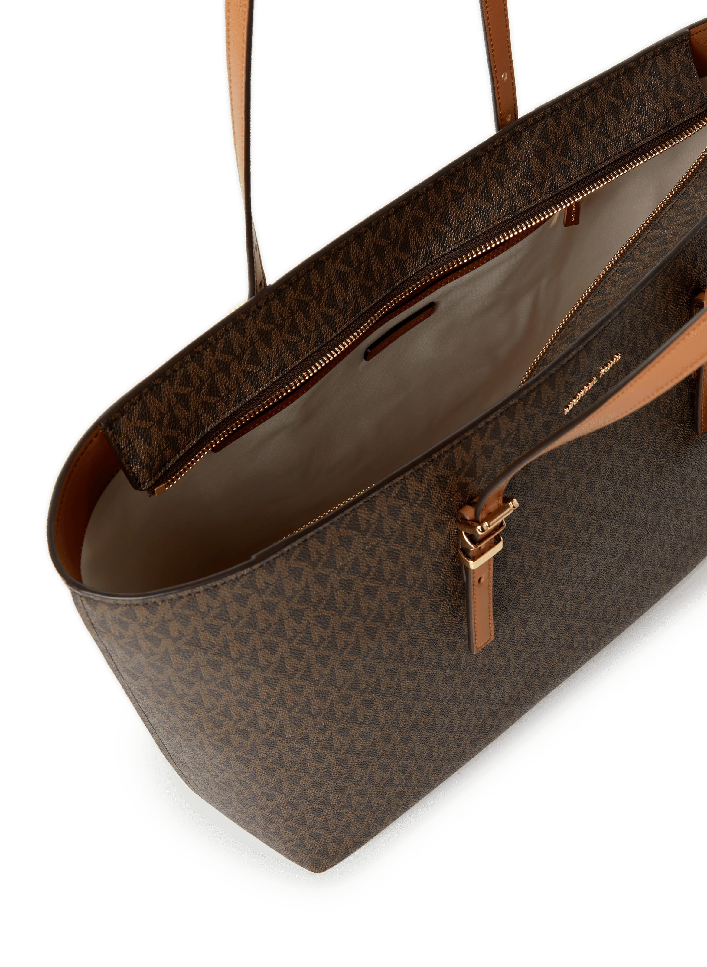 Large Signature Logo Quinn Tote MICHAEL KORS Brown