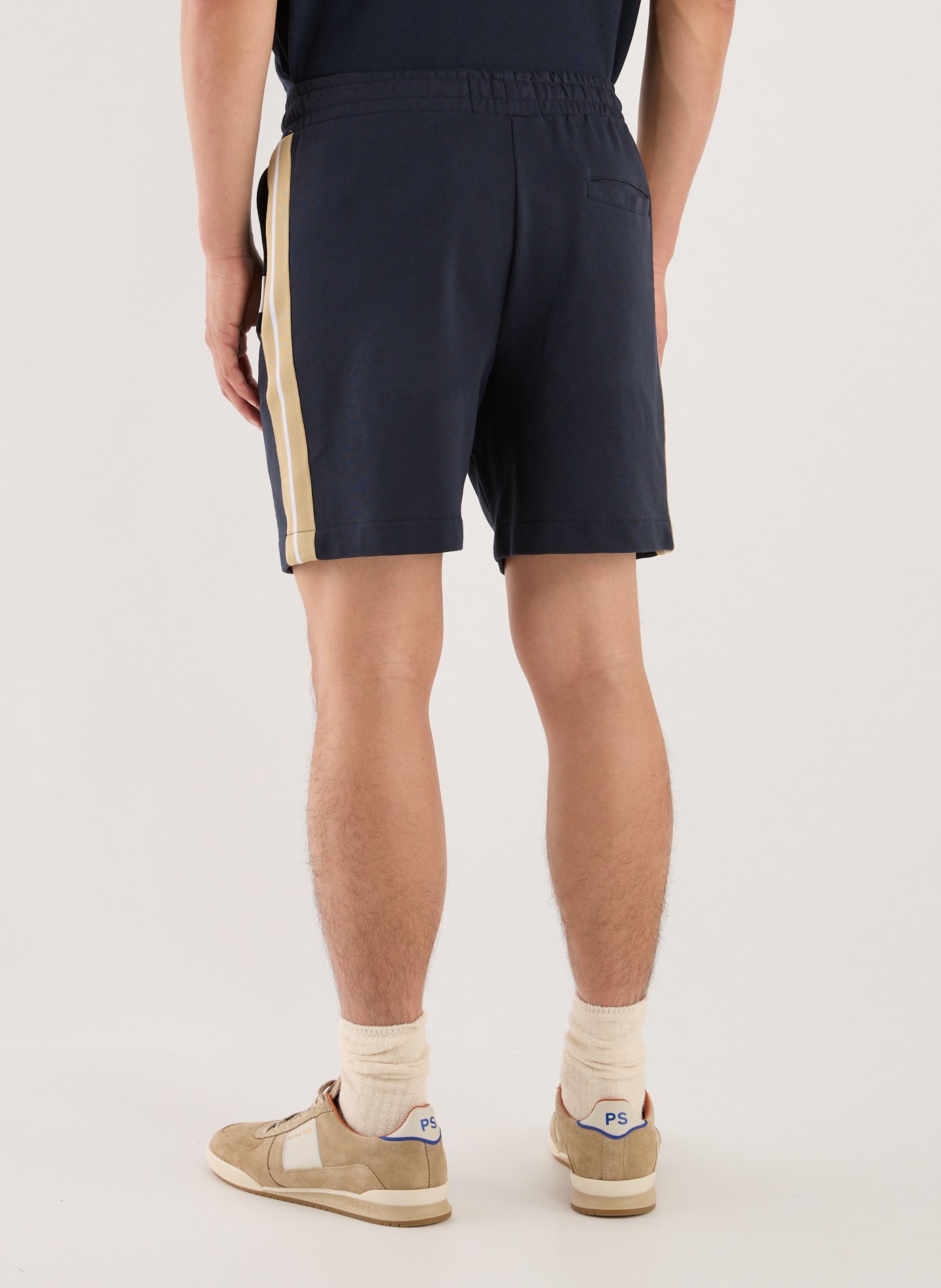 Elastic Waist Striped Shorts LYLE &amp; SCOTT Blue