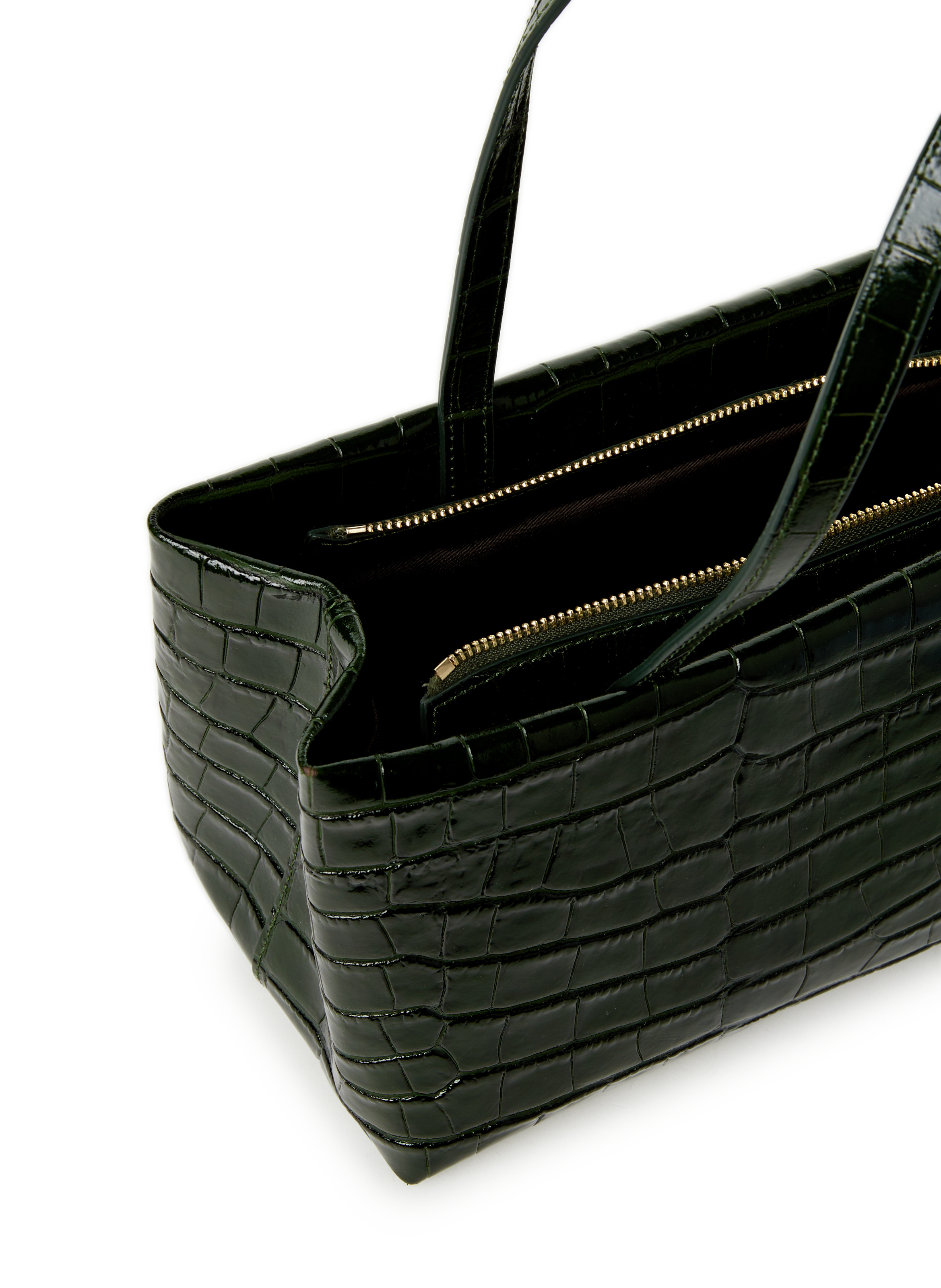 Sac à main Ginette en cuir SAISON 1865 Kaki