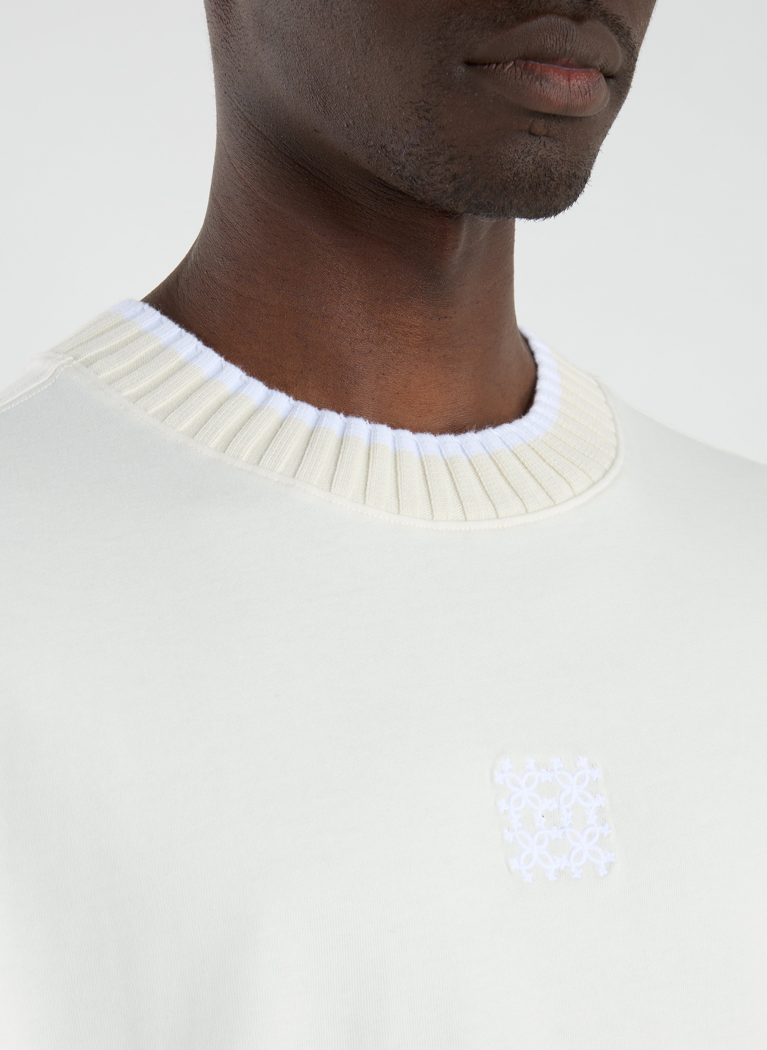 Classic Cotton T-Shirt CALEB Beige