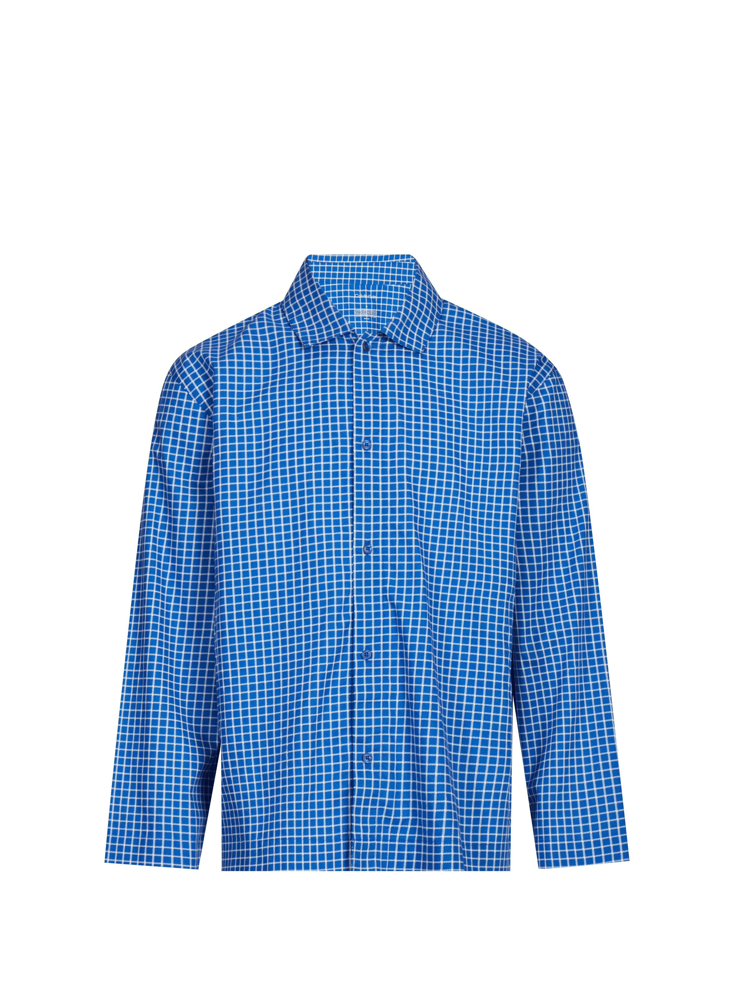 Long cotton pajama set CALVIN KLEIN Blue