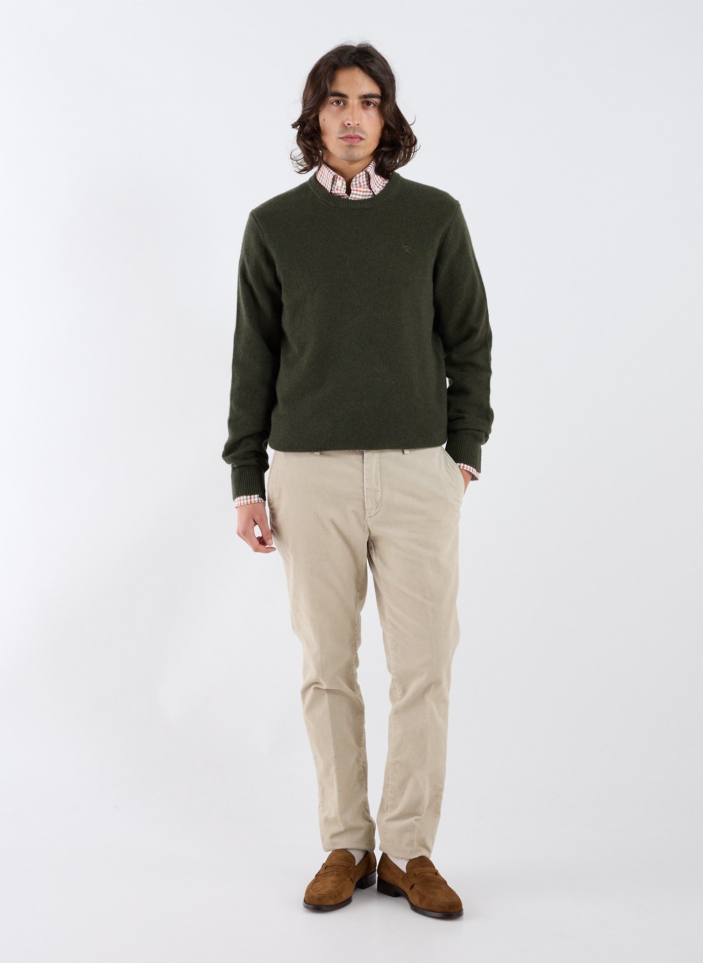 Crew-neck jumper HACKETT Green