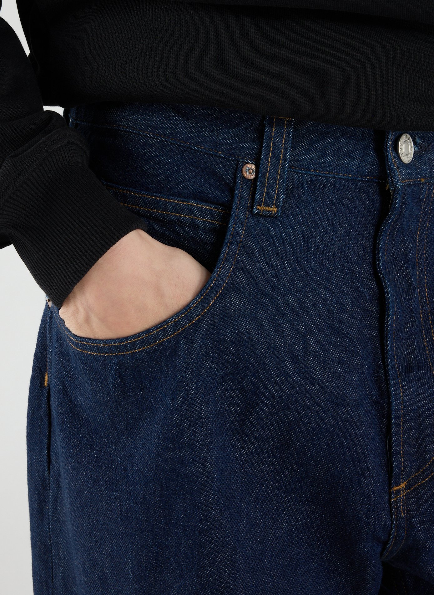 Jean ample Fusion Rinse en coton AGOLDE Bleu