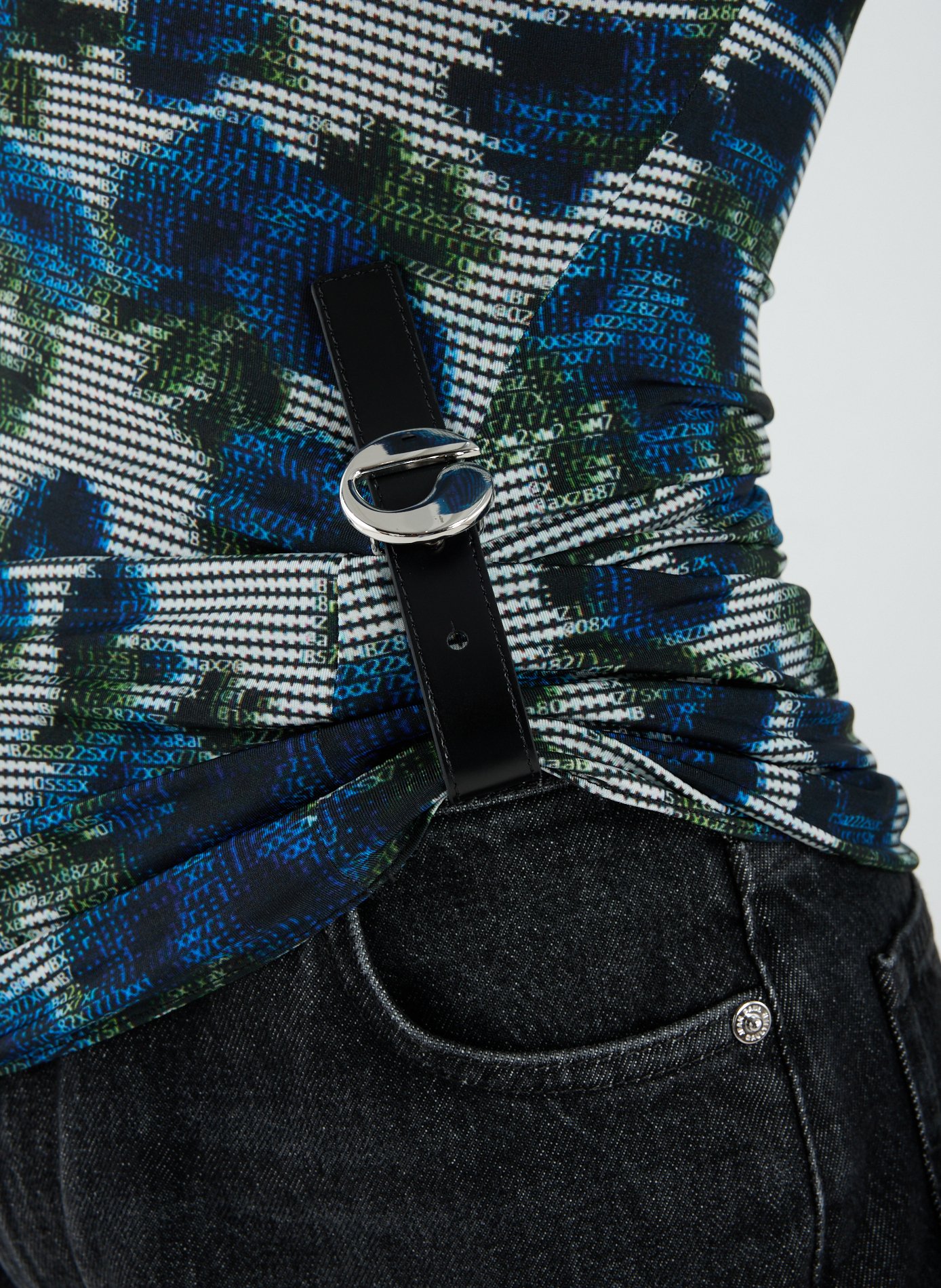 Round neck top with buckle COPERNI Multicolour