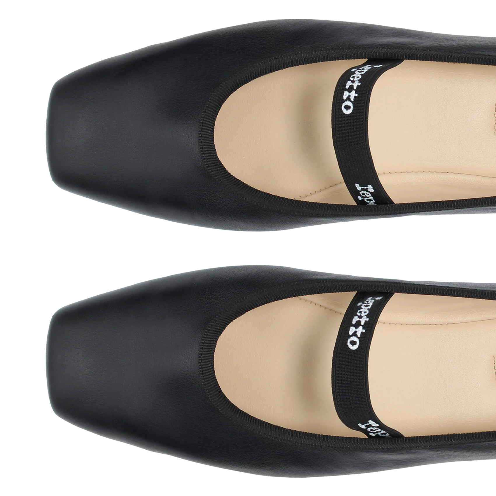 Ballerines en cuir lisbeth Noir