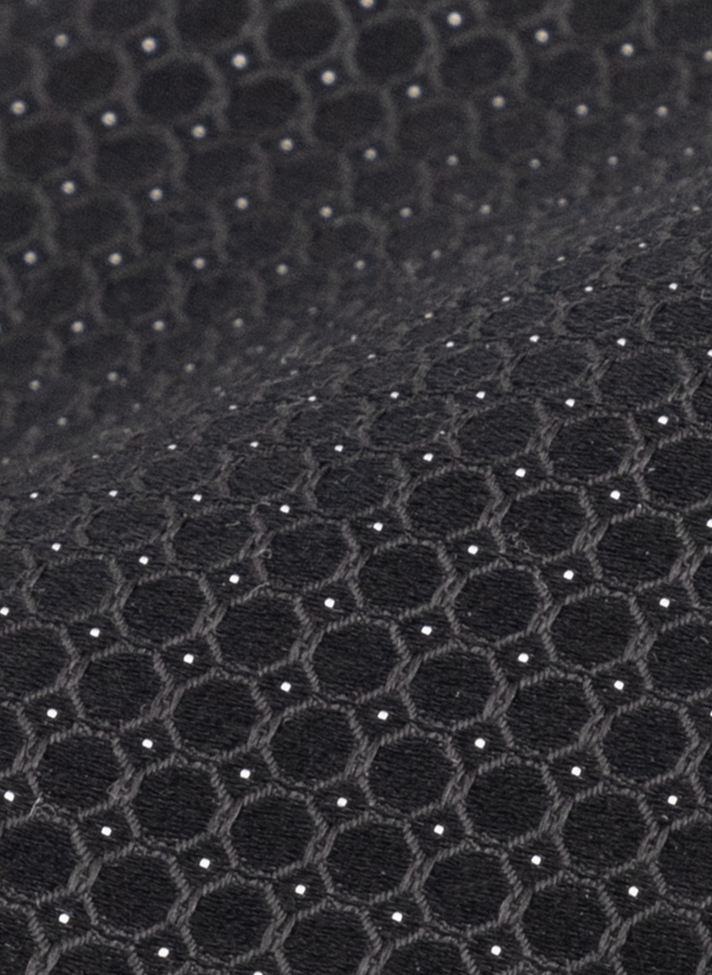 Silk tie with patterns CALVIN KLEIN Black