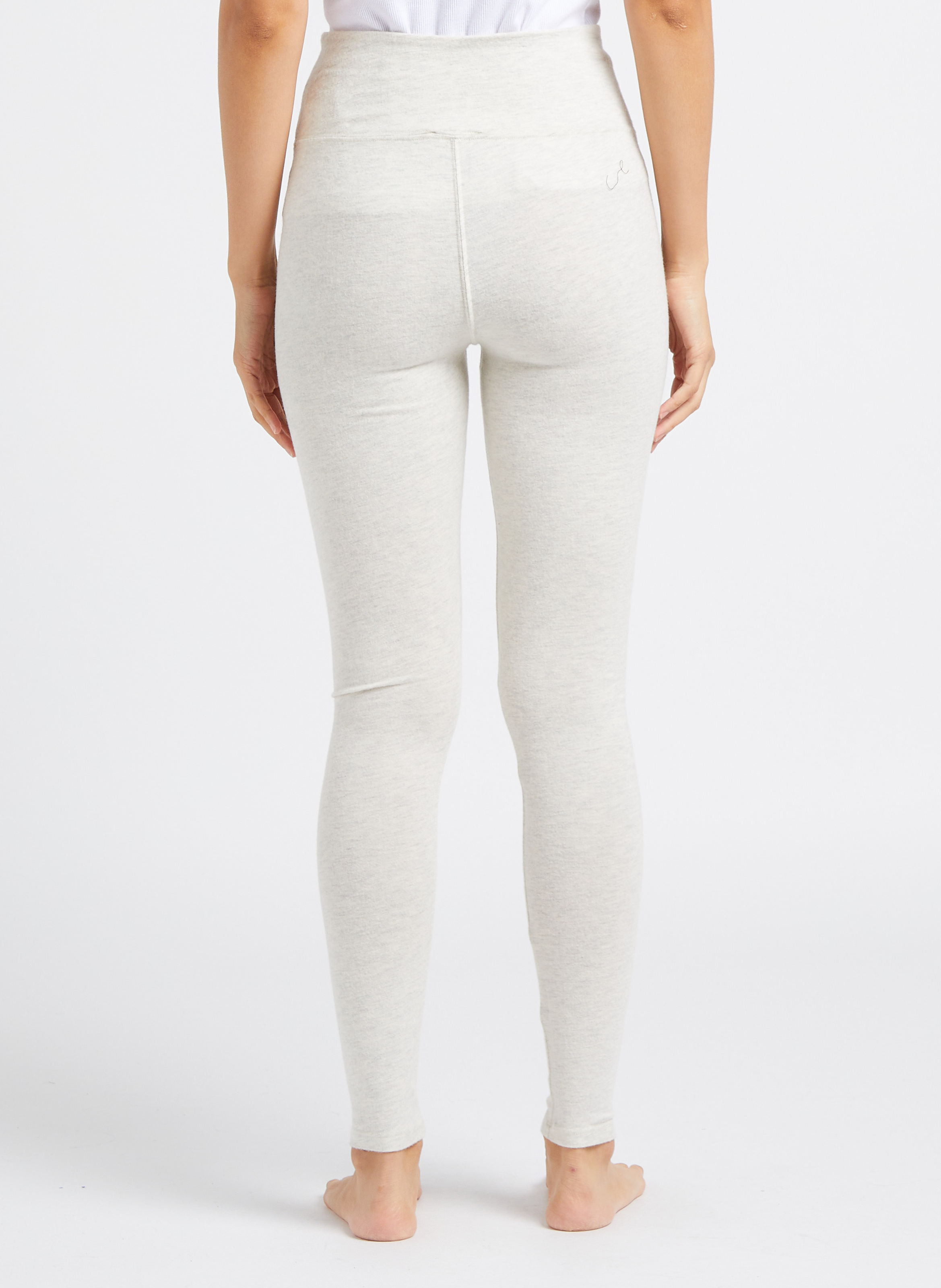 Legging en coton mélangé ypawood AMERICAN VINTAGE Gris