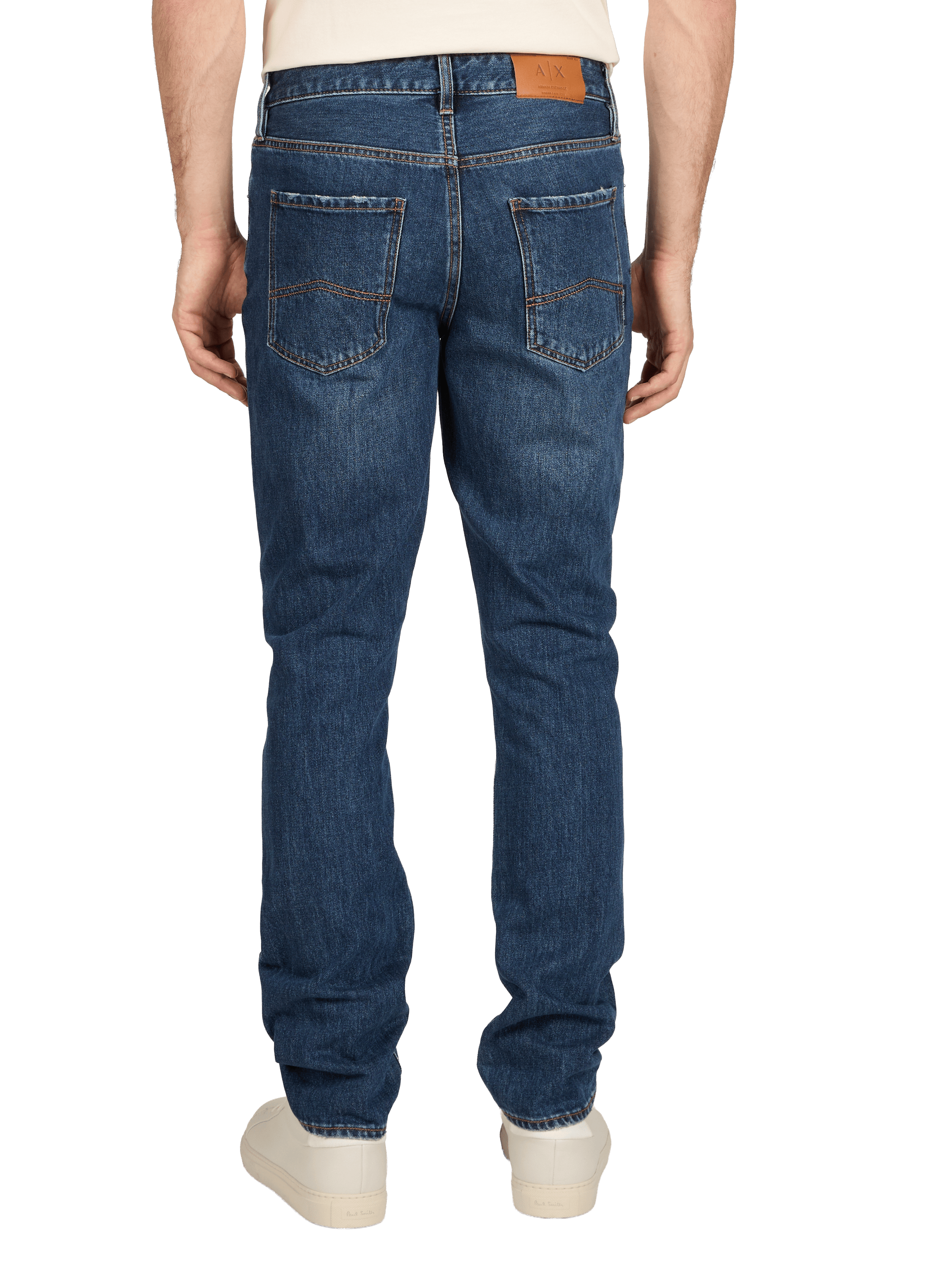 Jean slim en coton mélangé ARMANI EXCHANGE Bleu