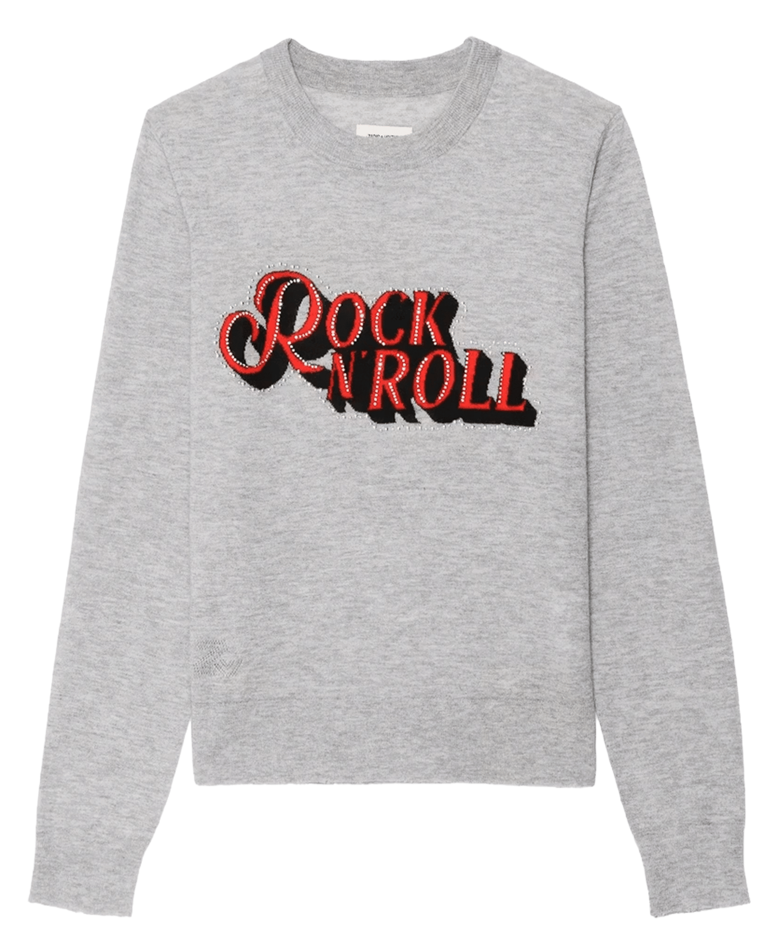 Pull col rond cachemire miss ZADIG&VOLTAIRE Gris