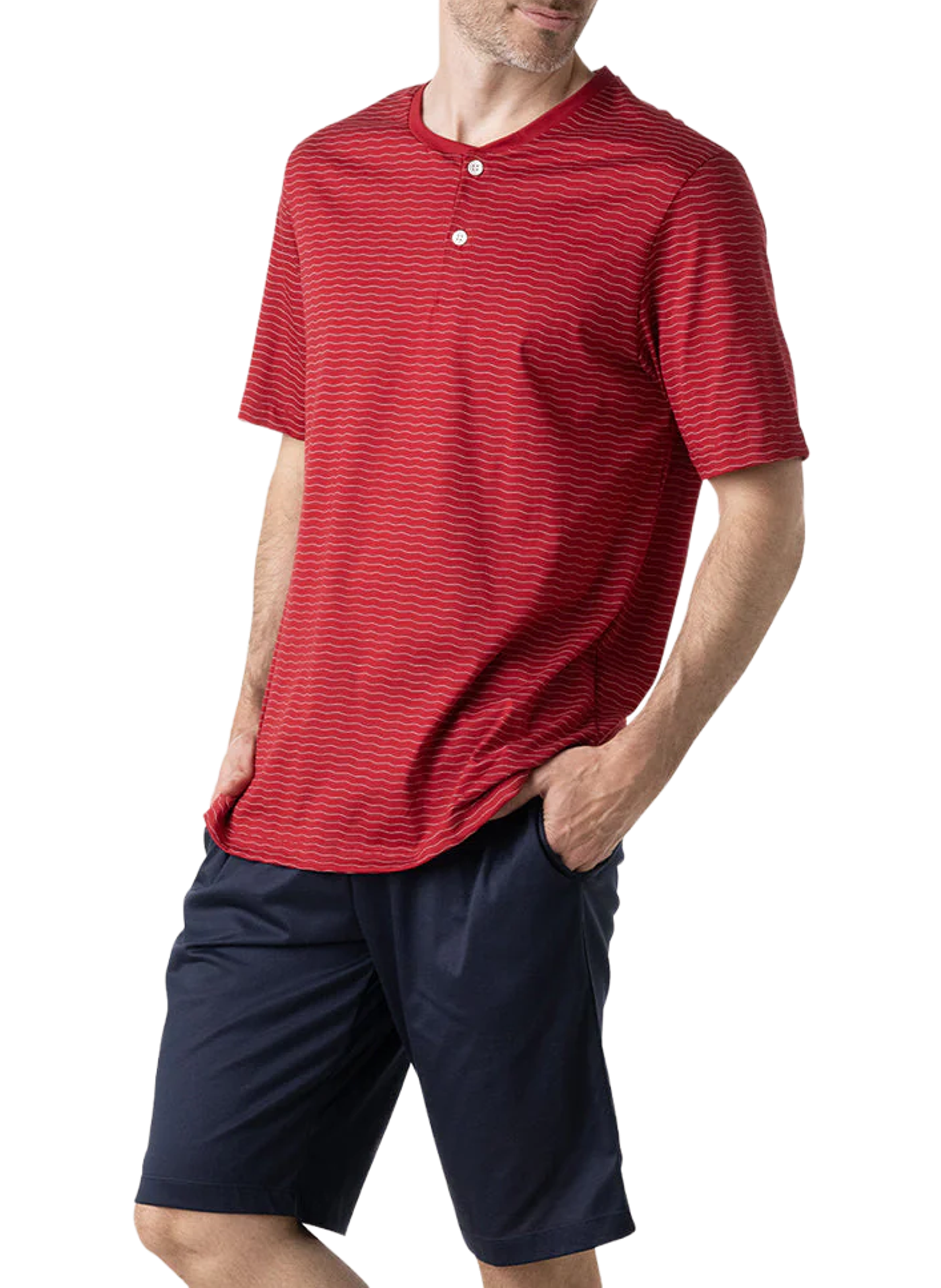 Short cotton pyjama set EMINENCE Red