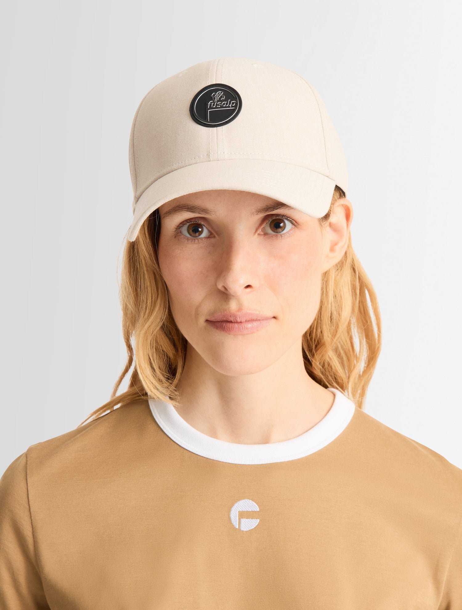 Casquette chambray cap coton FUSALP Blanc