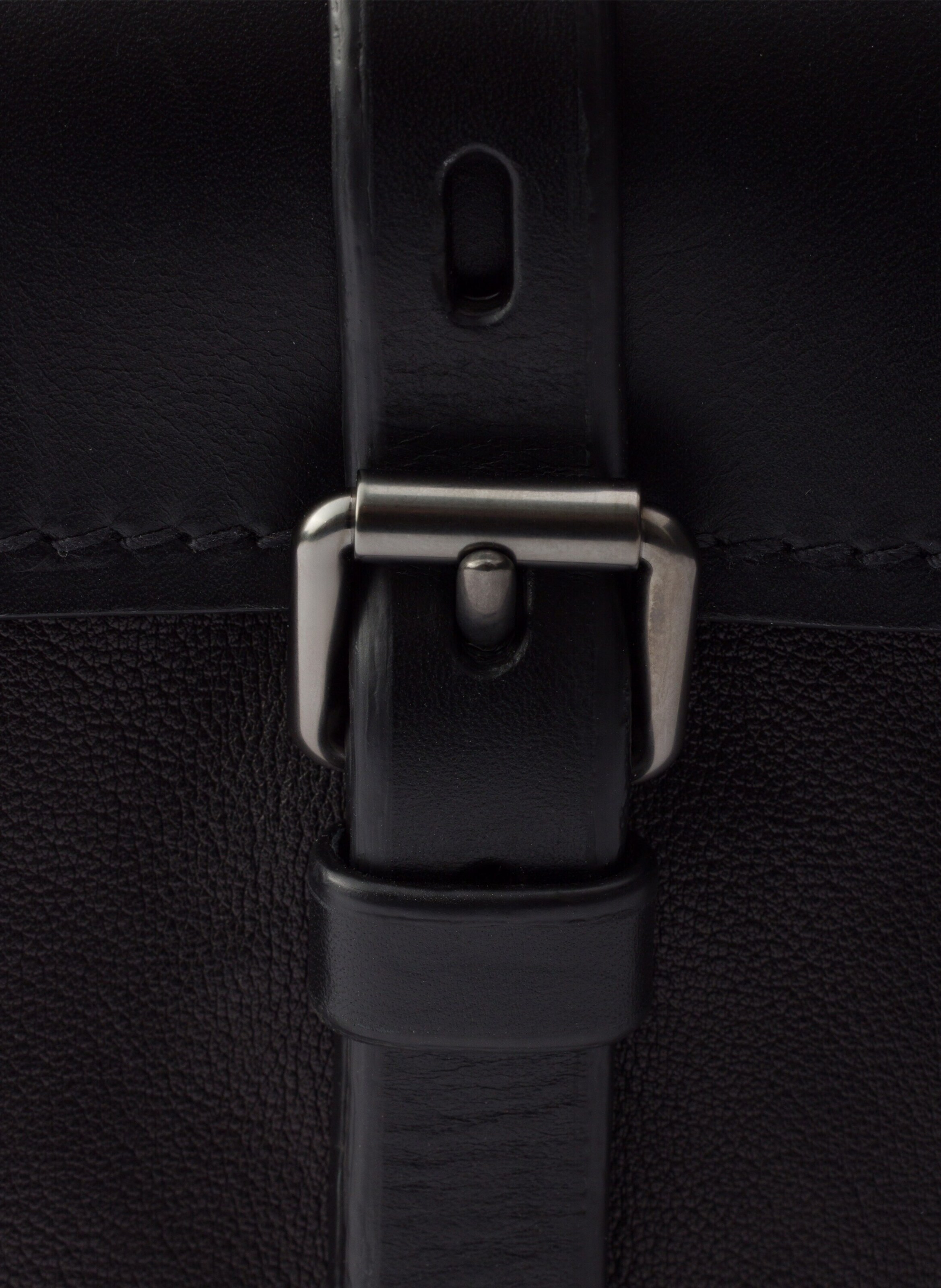 Mini sac seau prada route en cuir PRADA Noir