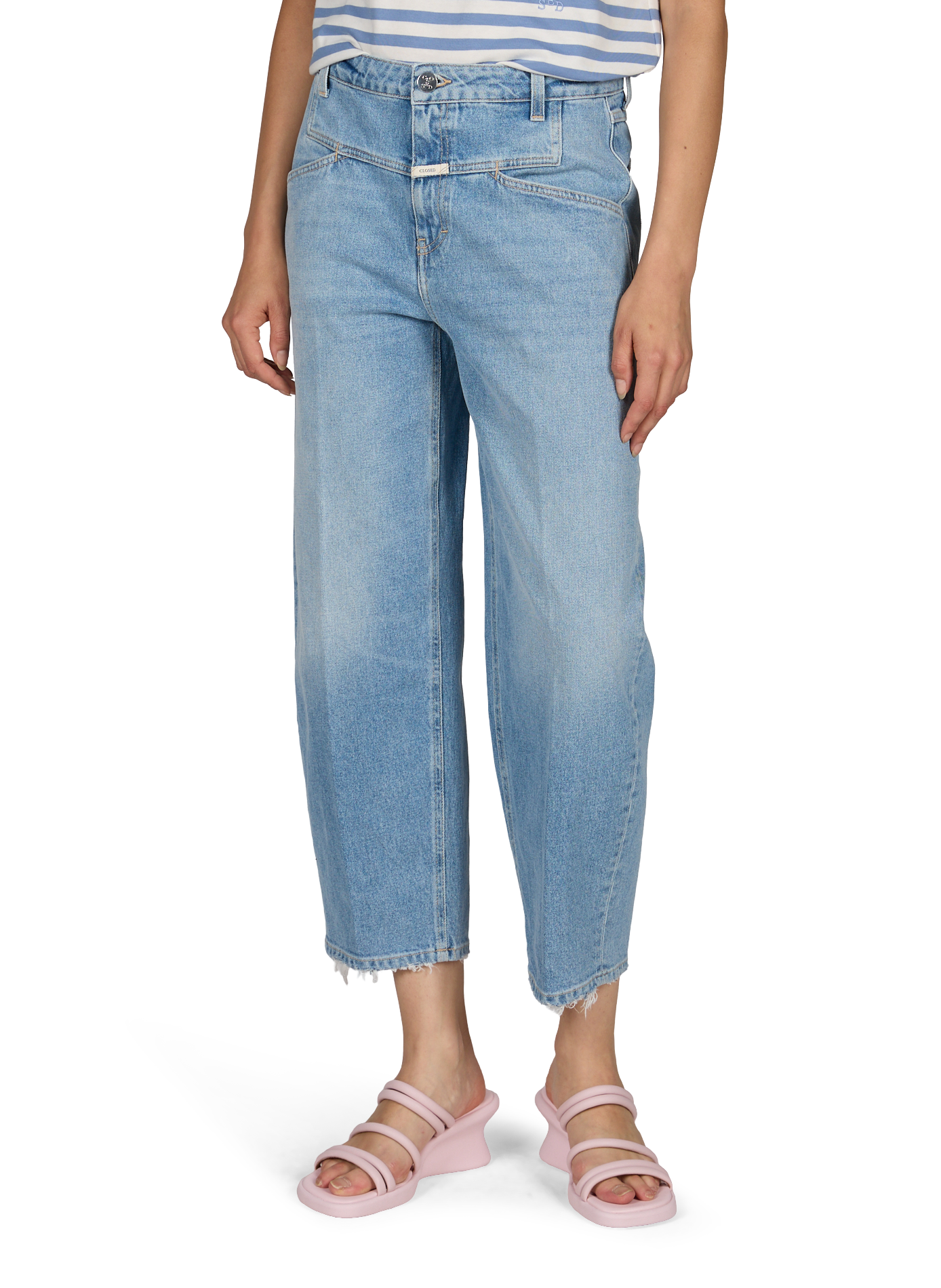 Tapered Cotton Stover-X Jeans CLOSED Blue