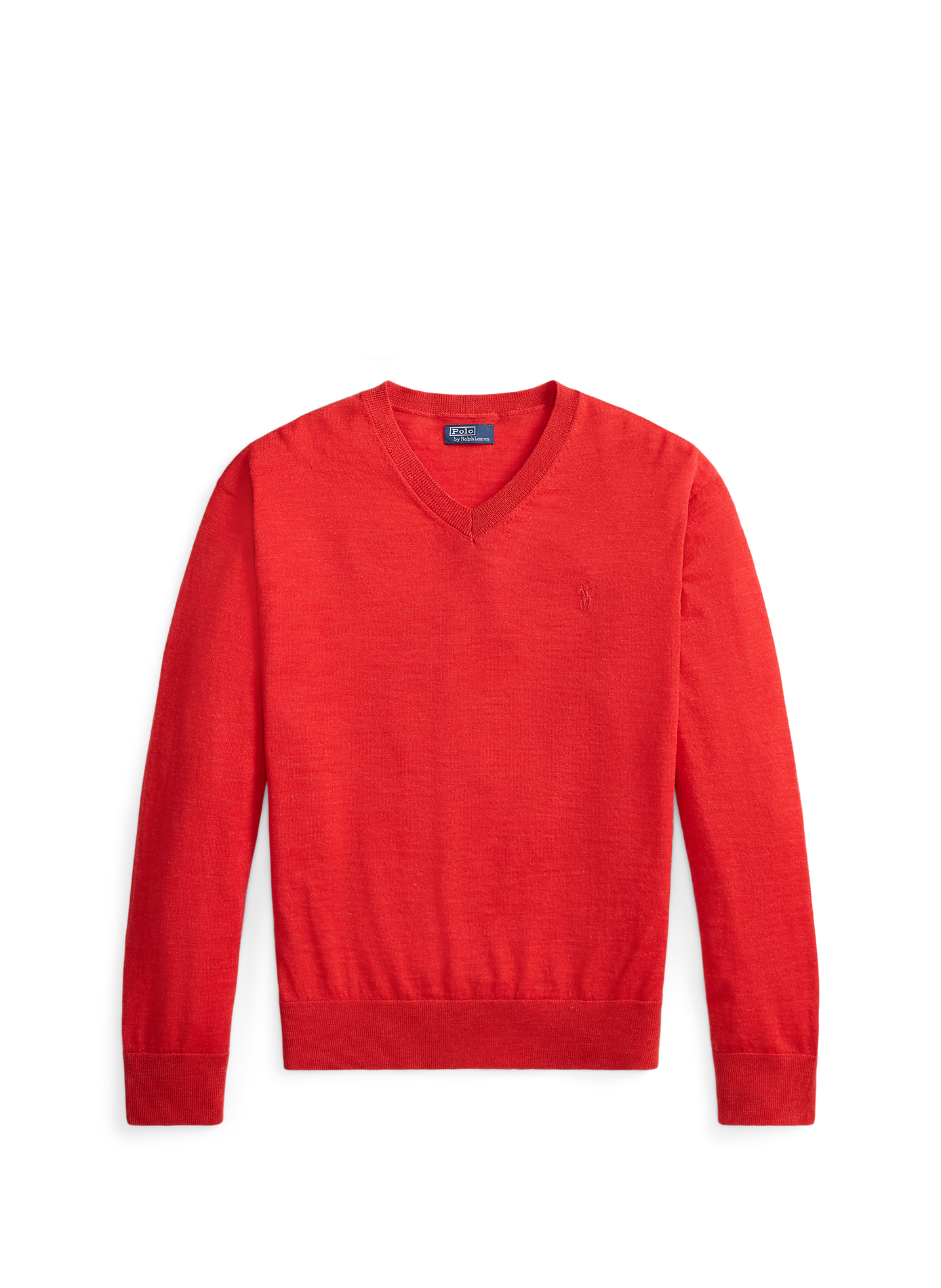 Cotton V-neck jumper POLO RALPH LAUREN Red