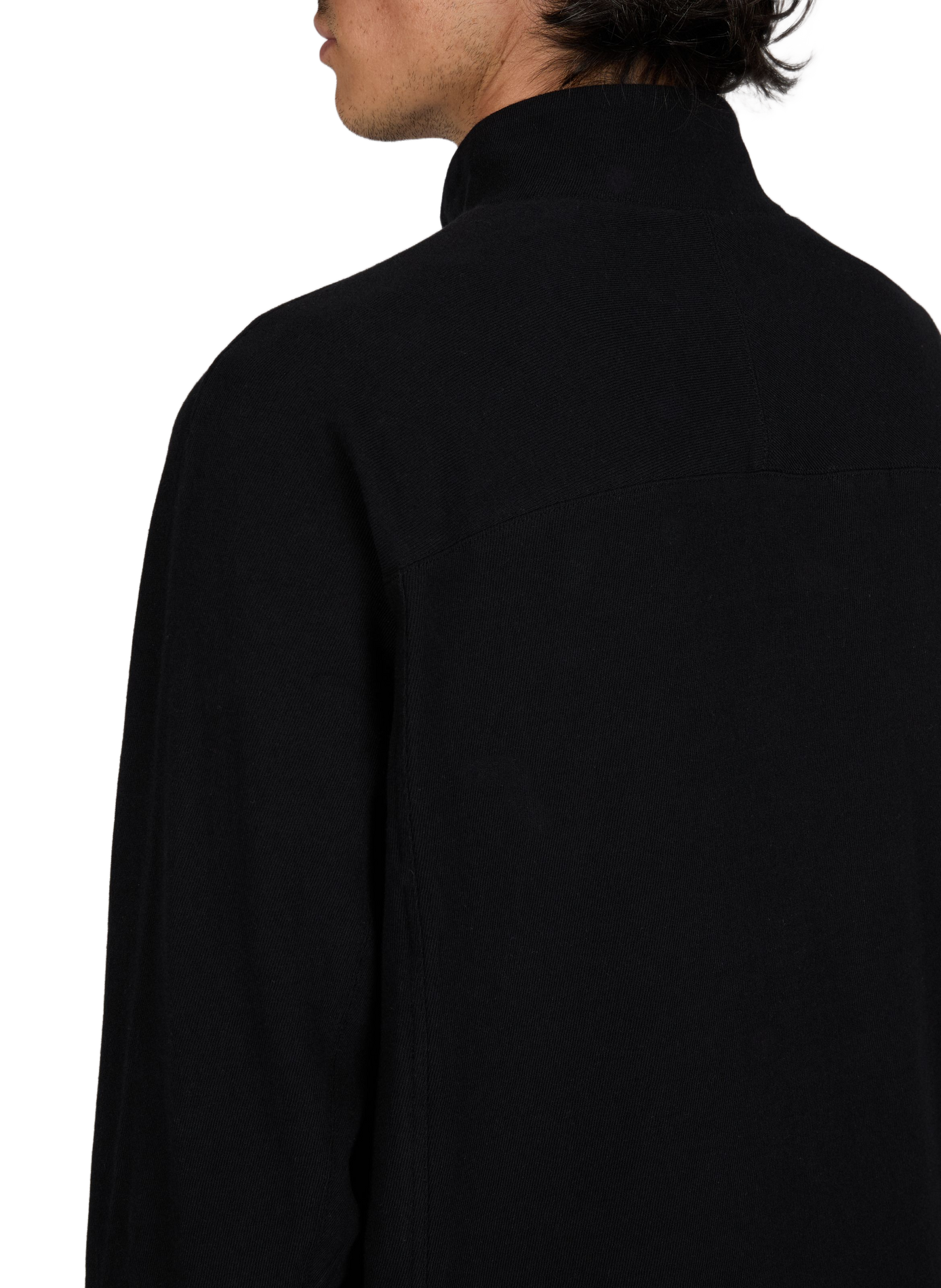 Zip-Neck Jumper OMAR AFRIDI Black