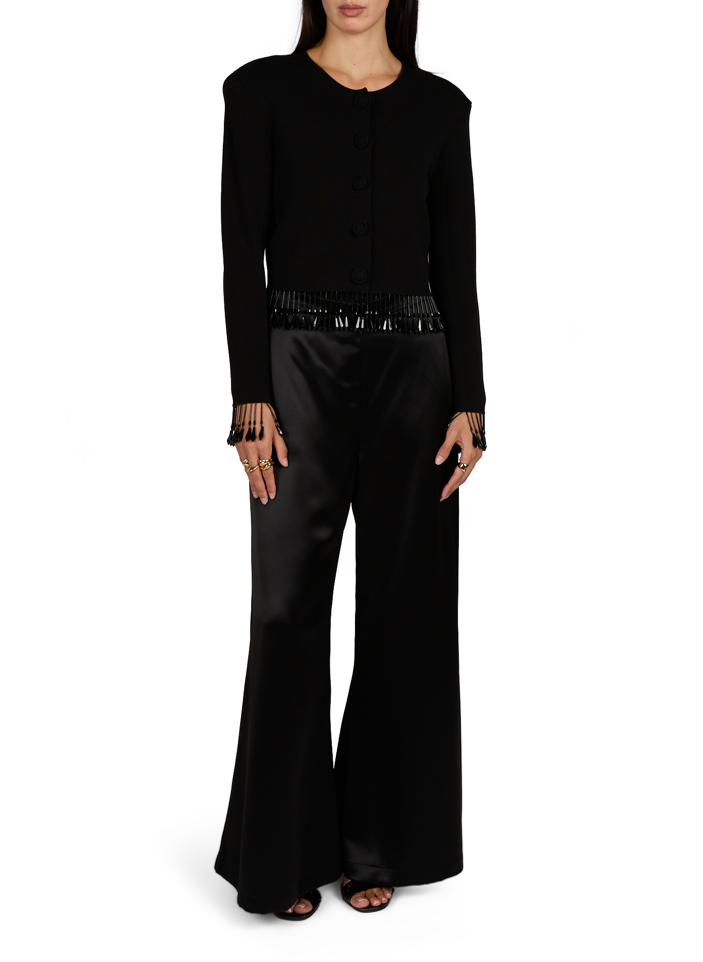 Round neck vest BY MALENE BIRGER Black