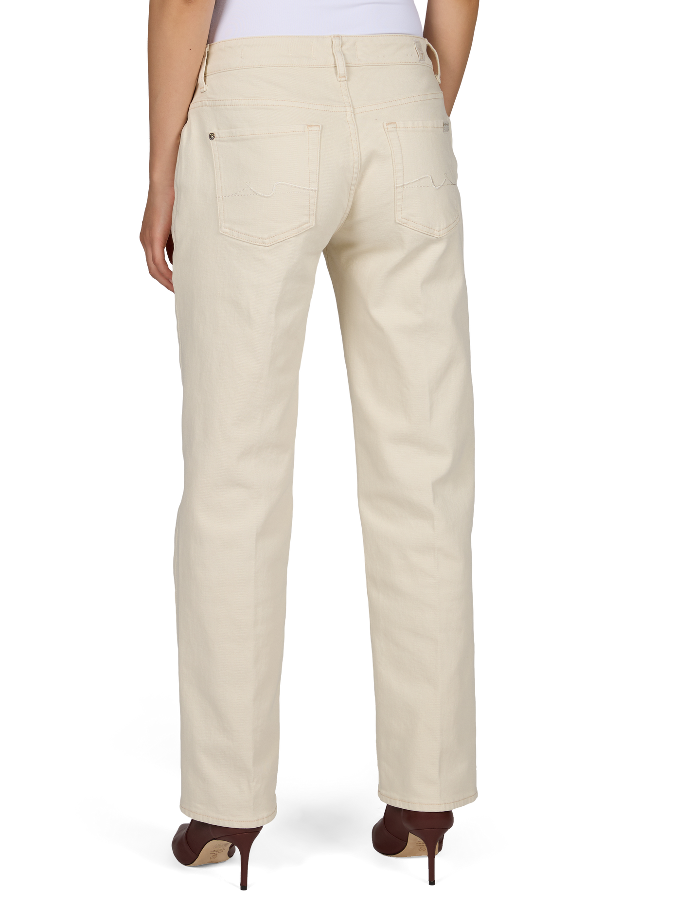 Straight leg Calie jeans in blended cotton 7 FOR ALL MANKIND White