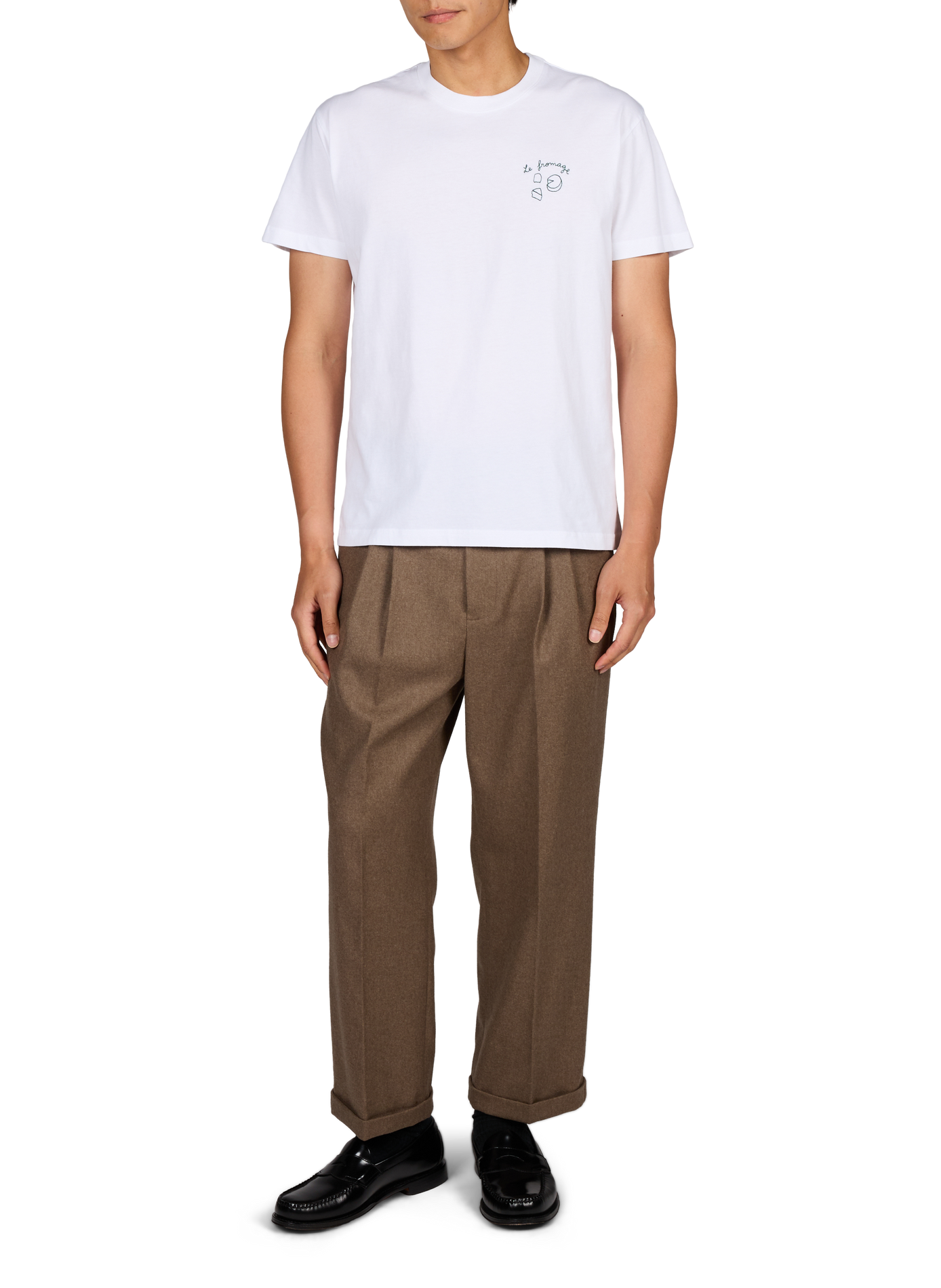 T-shirt "The Cheese" with cotton embroidery MAISON LABICHE Pink