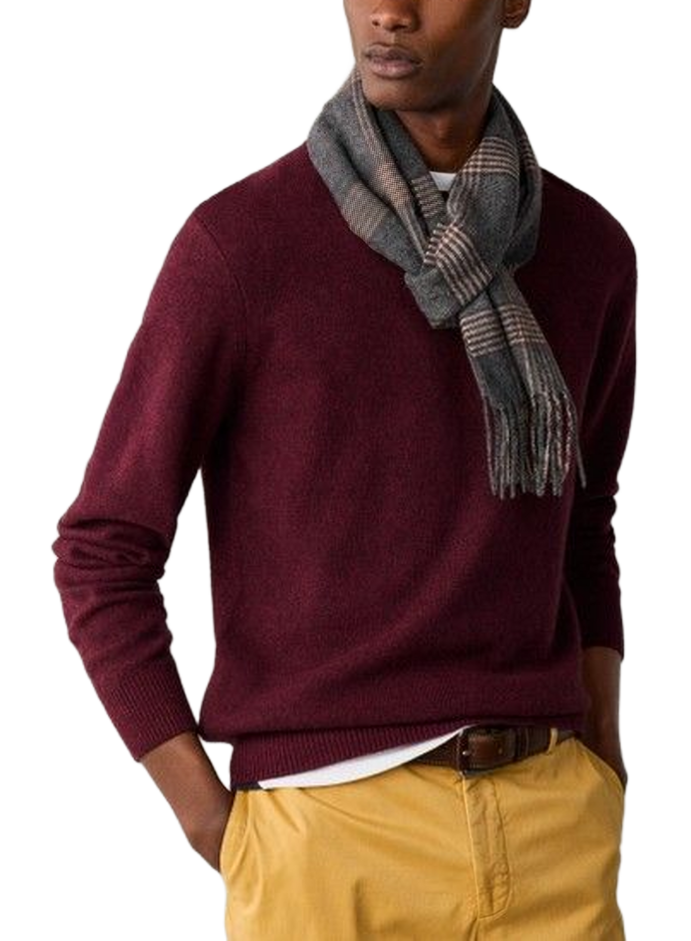 Pull droit en laine HACKETT Rot