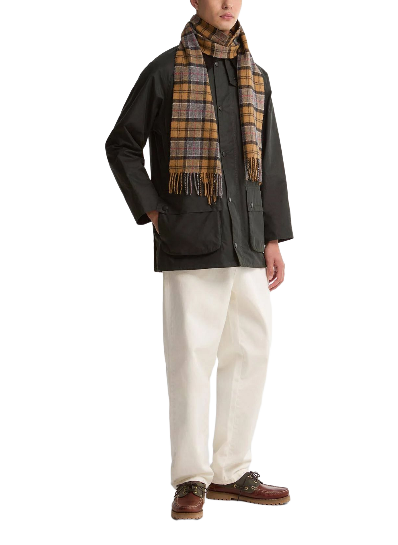 Écharpe Tartan en laine  BARBOUR Multicolore