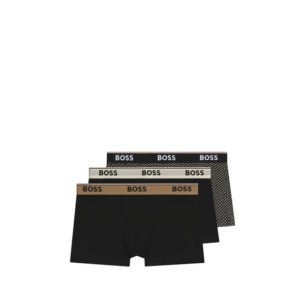 Lot de 3 boxers en coton mélangé Lot de 3 boxers en coton mélangé