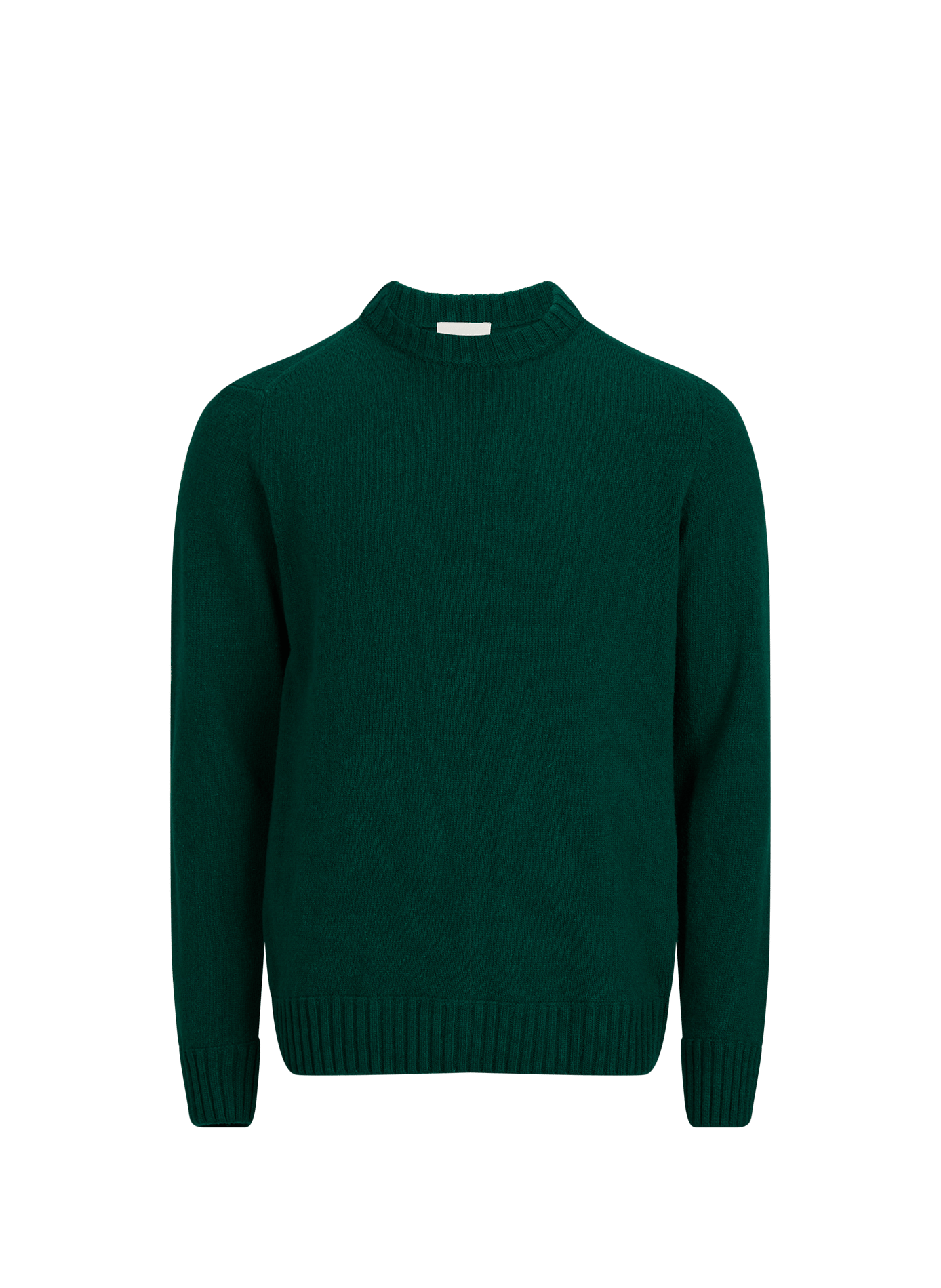 Pull droit col rond en laine mélangée LAFAURIE Vert