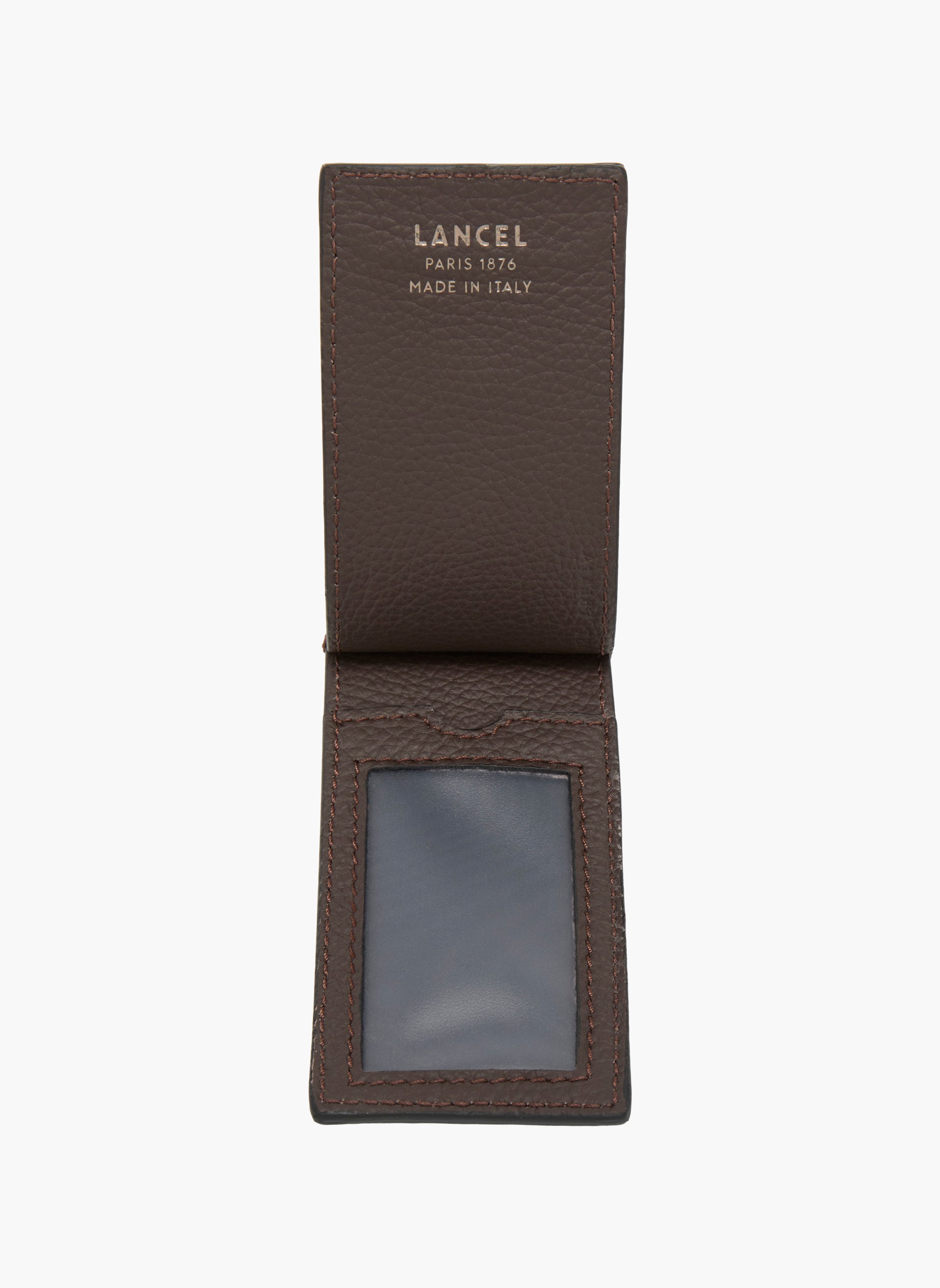 Porte-adresse charlie de lancel en cuir LANCEL Gris