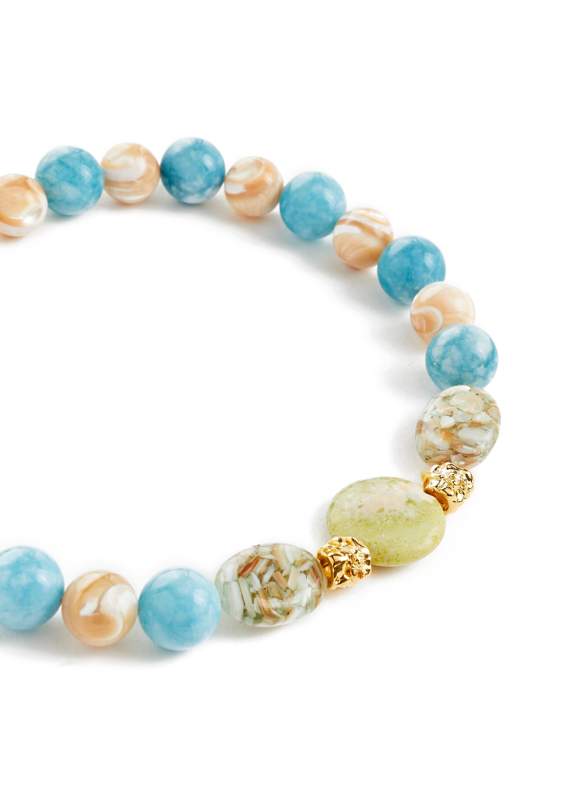 Collier Elizabeth en laiton plaqué or