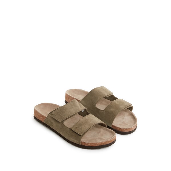 Claquettes Slhbastian en suède