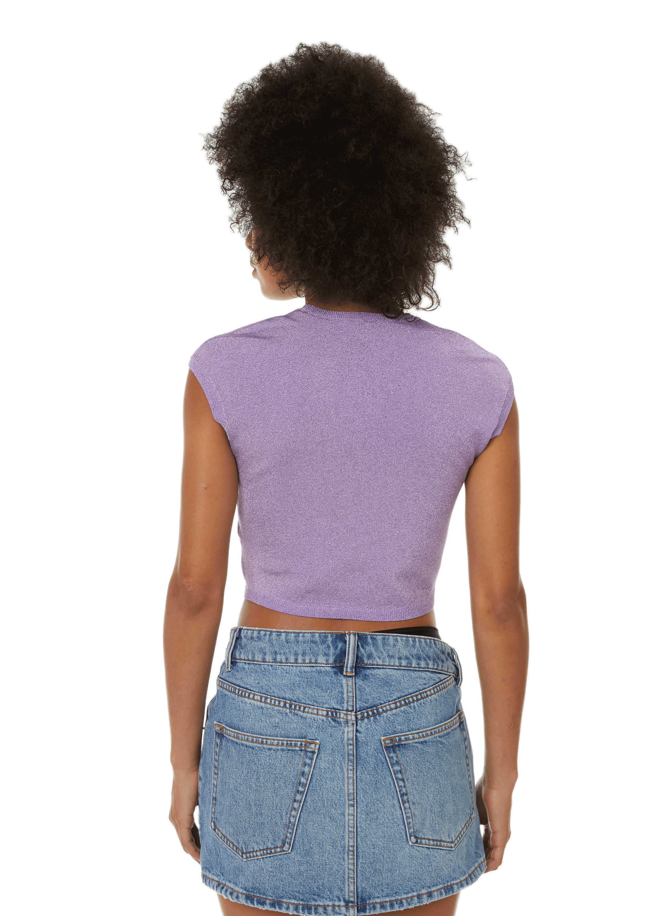 Lurex top  ALEXANDER WANG No color