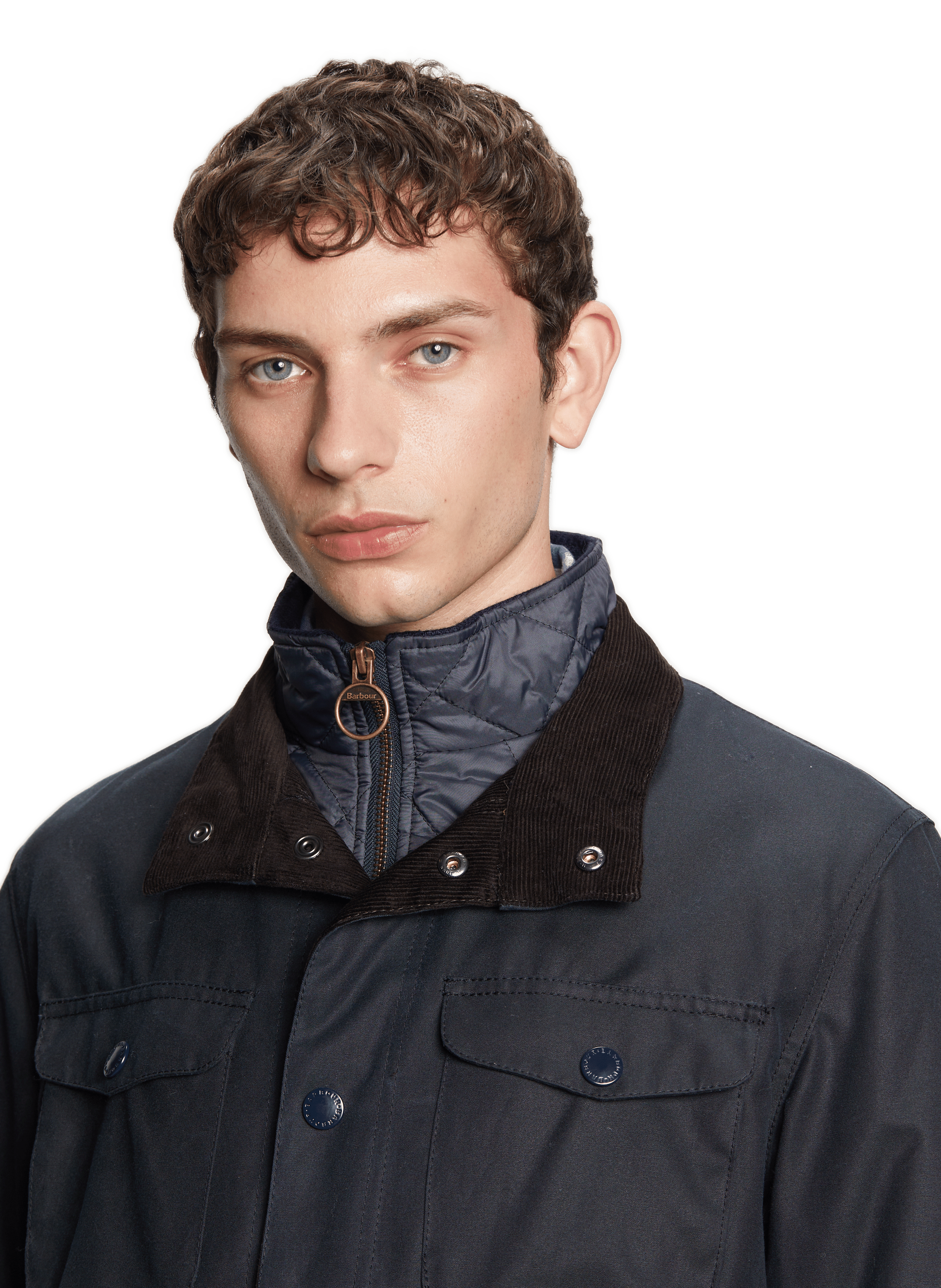 Ogston wax jacket  BARBOUR Blue