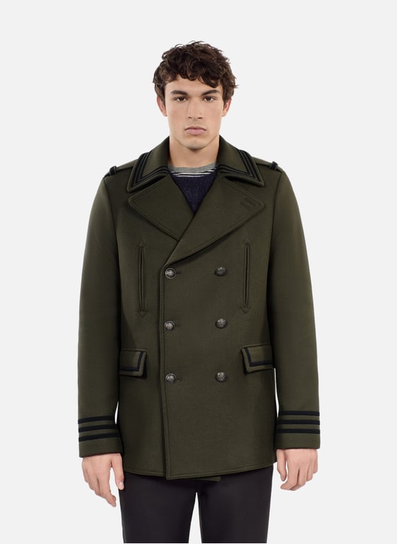 Caban style officier Vert by THE KOOPLES THE KOOPLES Caban style officier Vert