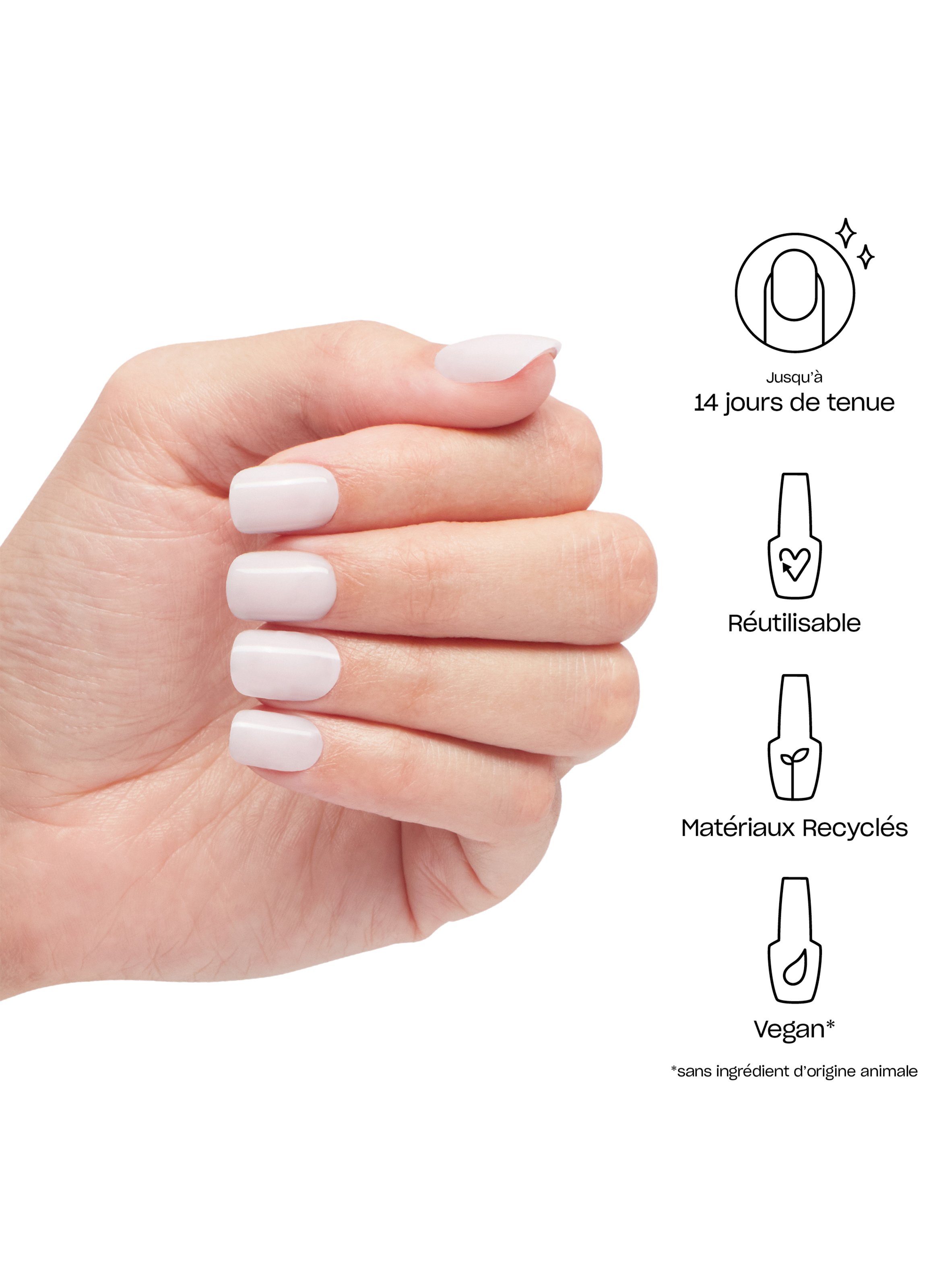 OPI&#039;m a Bubble Bunny - Reusable Fake Nails OPI An062s