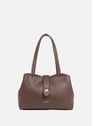 M tote bag - Top Double | Brown by LANCASTER LANCASTER M tote bag - Top Double | Brown