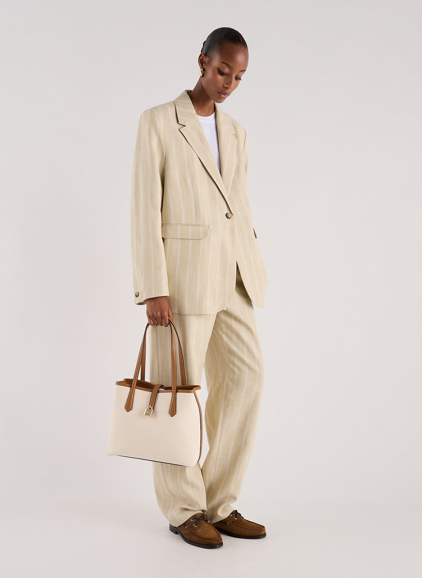 Sac à main en coton et cuir  KARL LAGERFELD Multicolore