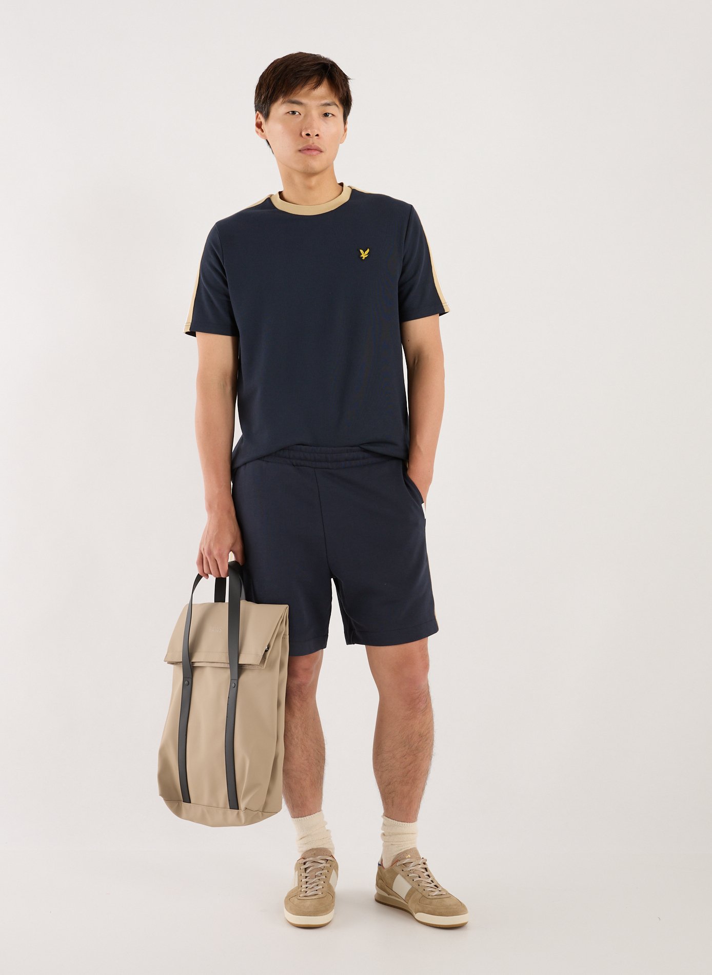 Elastic Waist Striped Shorts LYLE &amp; SCOTT Blue