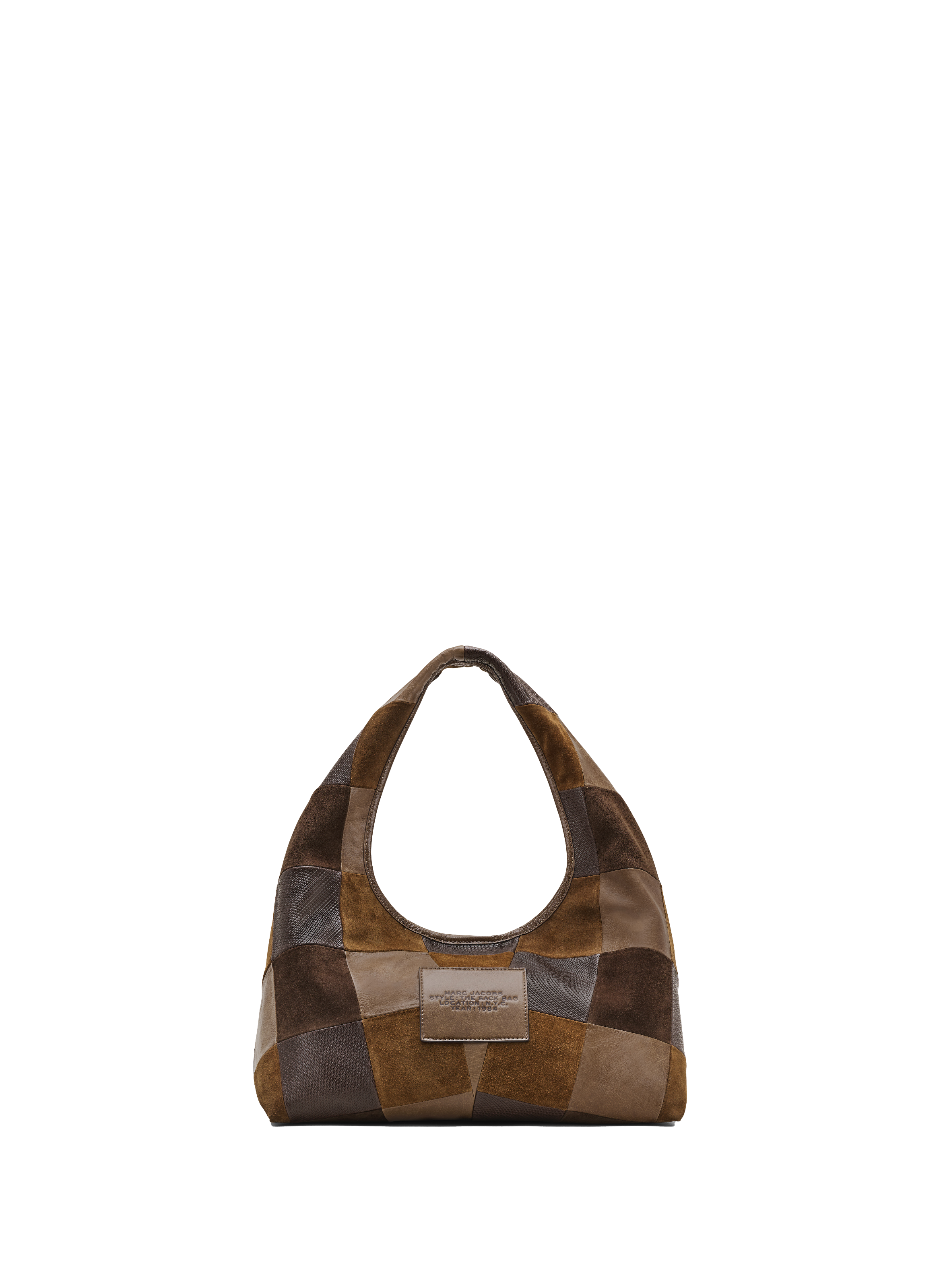 The Patchwork leather handbag MARC JACOBS Brown