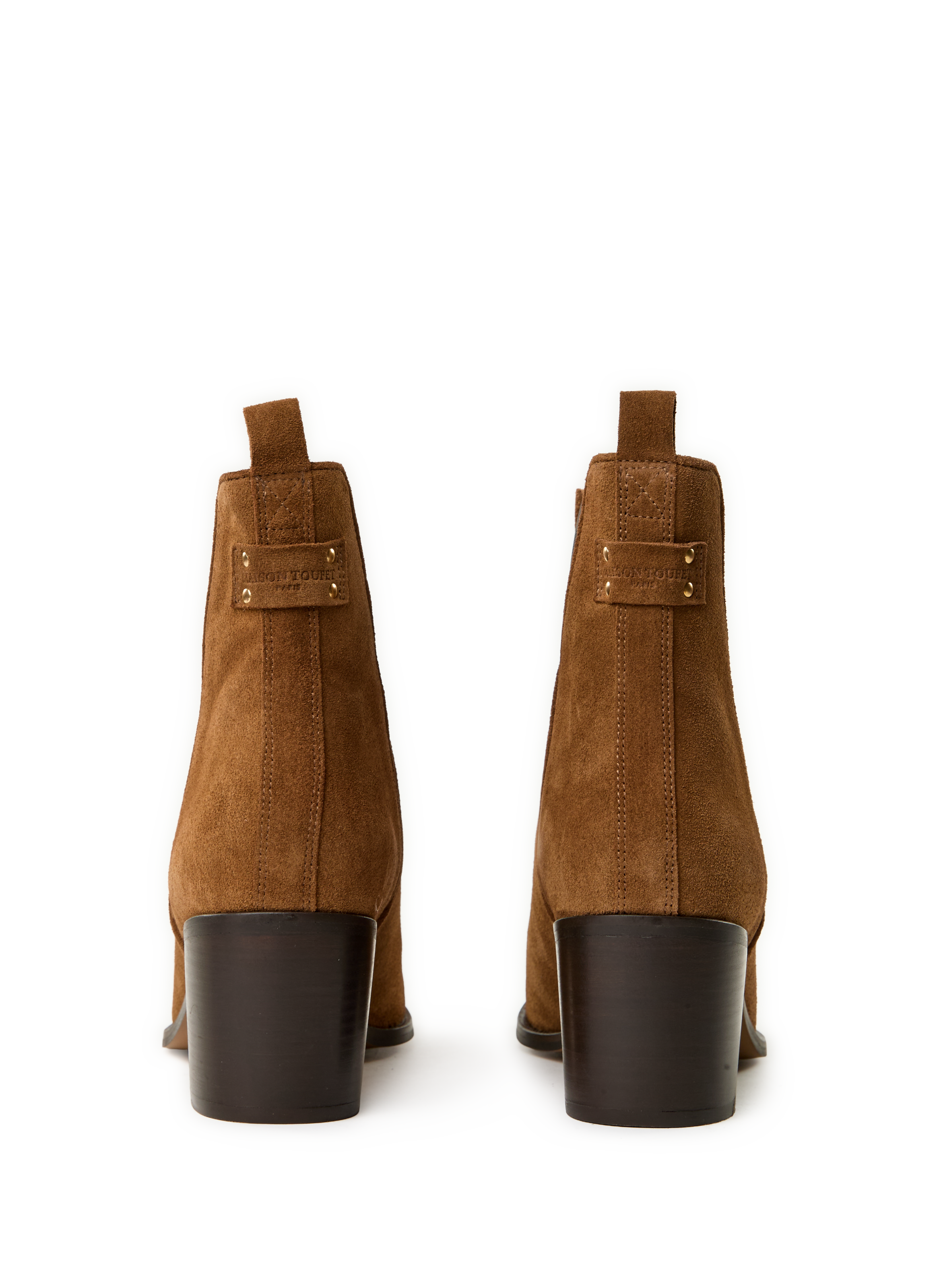 Bottines Esme en cuir MAISON TOUFET Marron