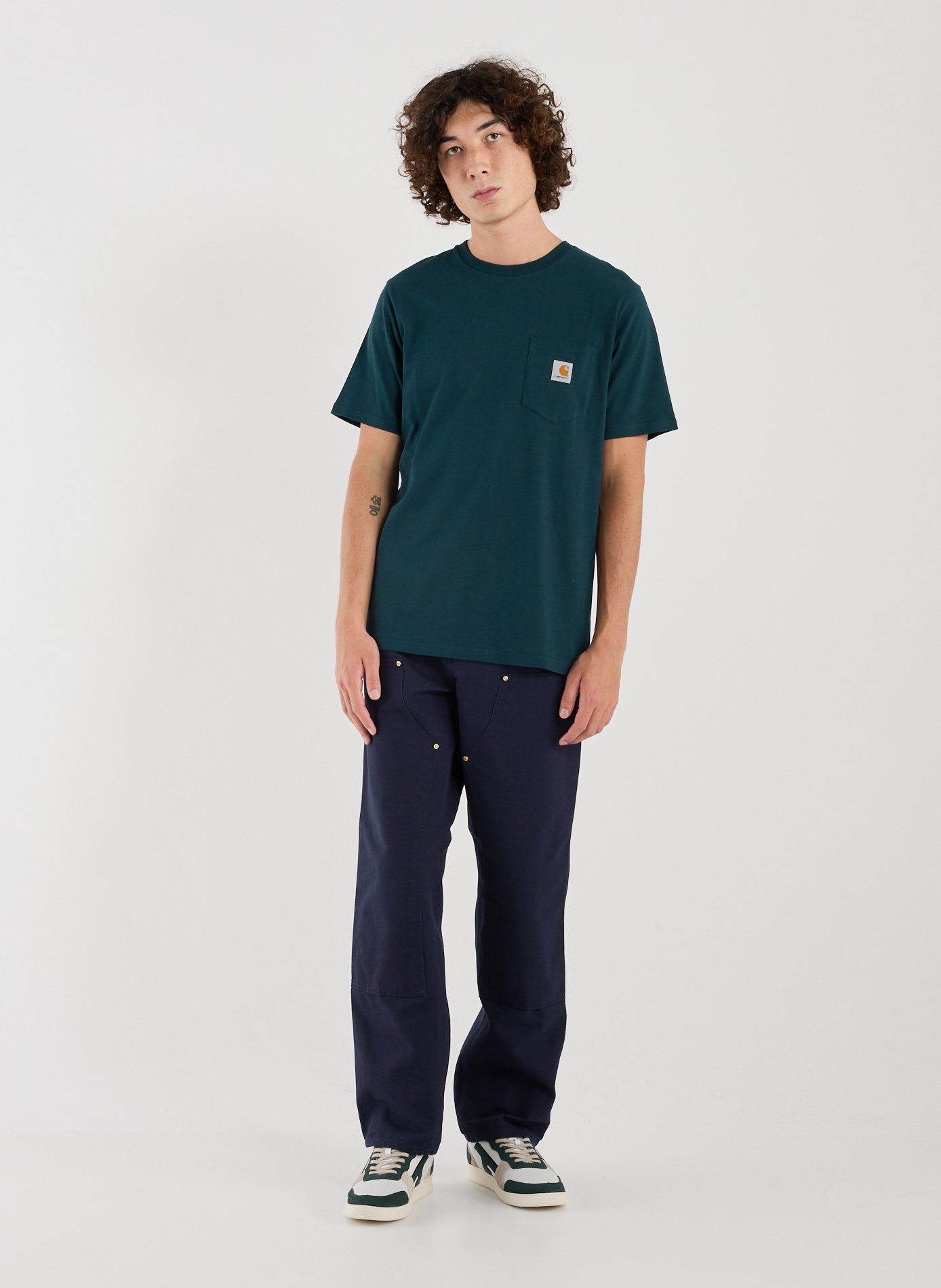 Oversized cotton T-shirt CARHARTT WIP Green
