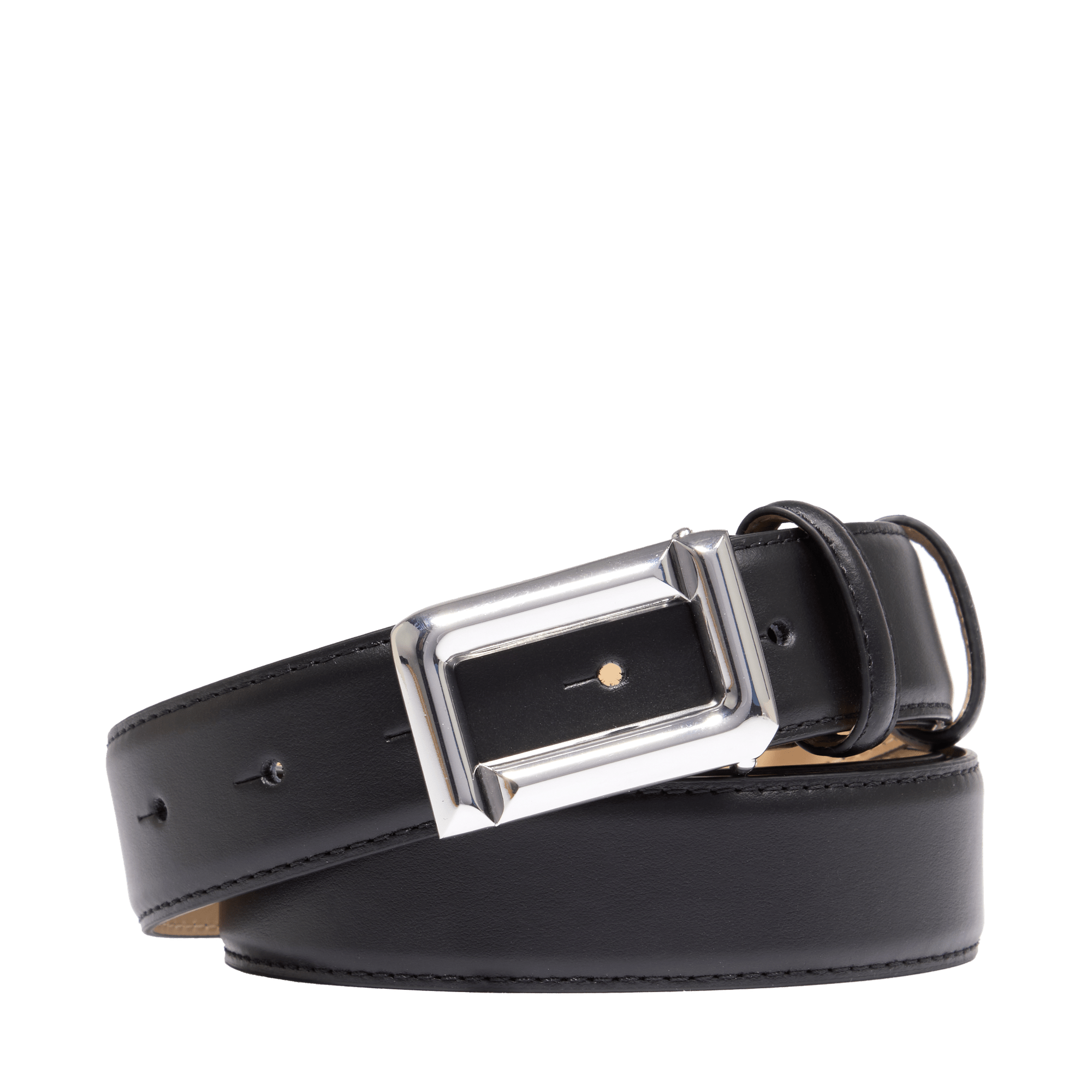 Ceinture 30mm ardillon réversible angèle de lancel en cuir LANCEL Noir