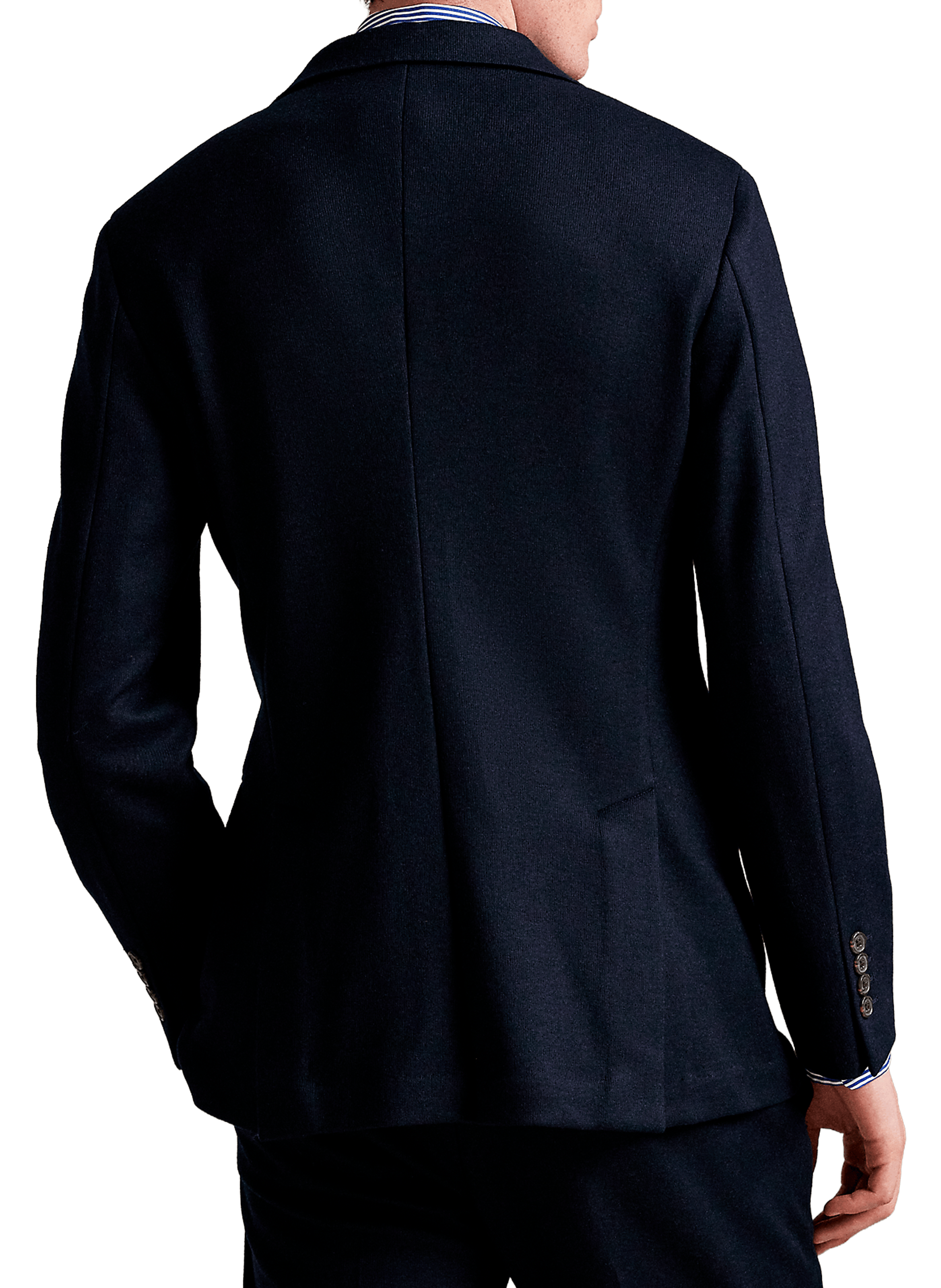 Straight blazer with tailored collar POLO RALPH LAUREN Blue